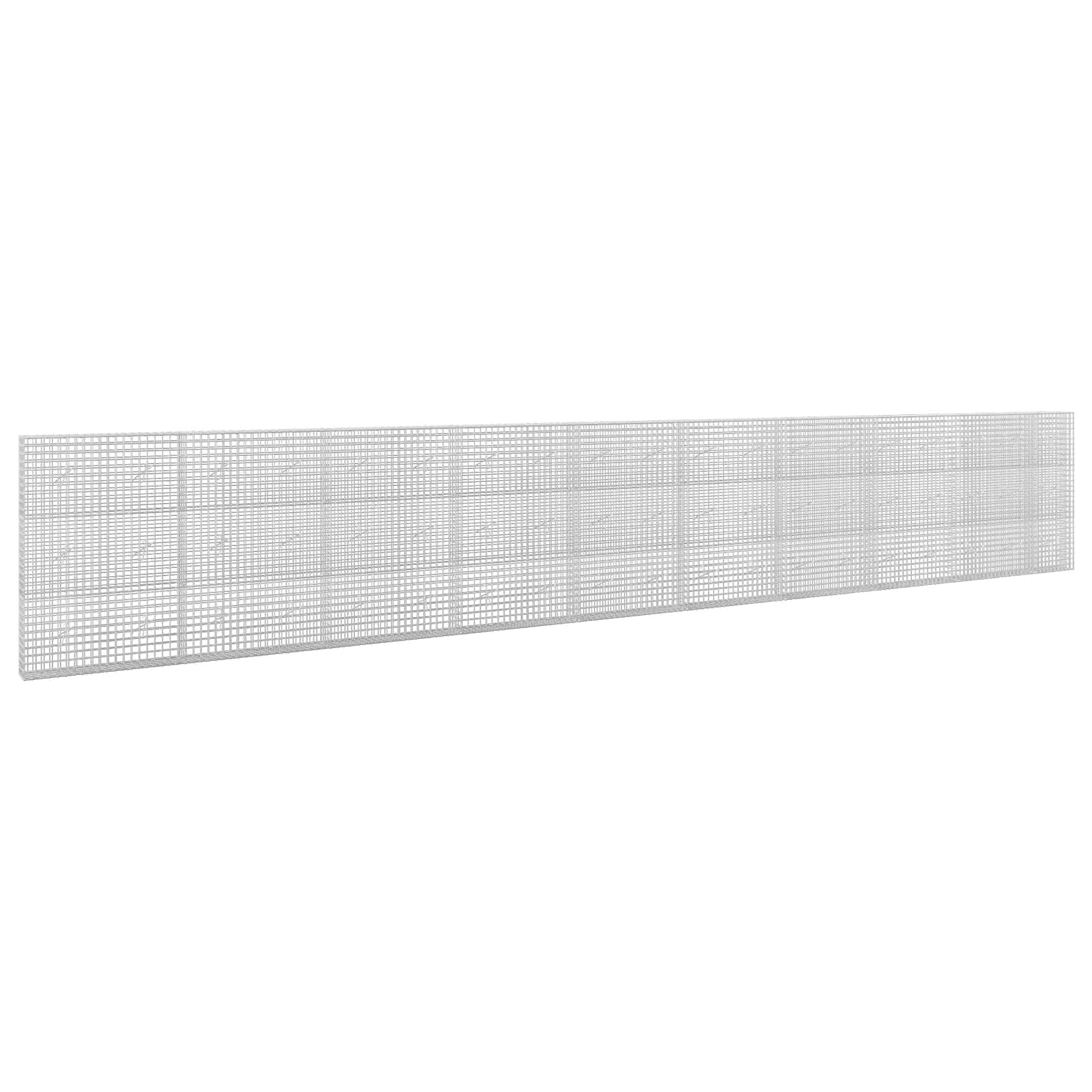 Gabion z žico 5 mm in mrežo 5x5 cm 950x20x150 cm