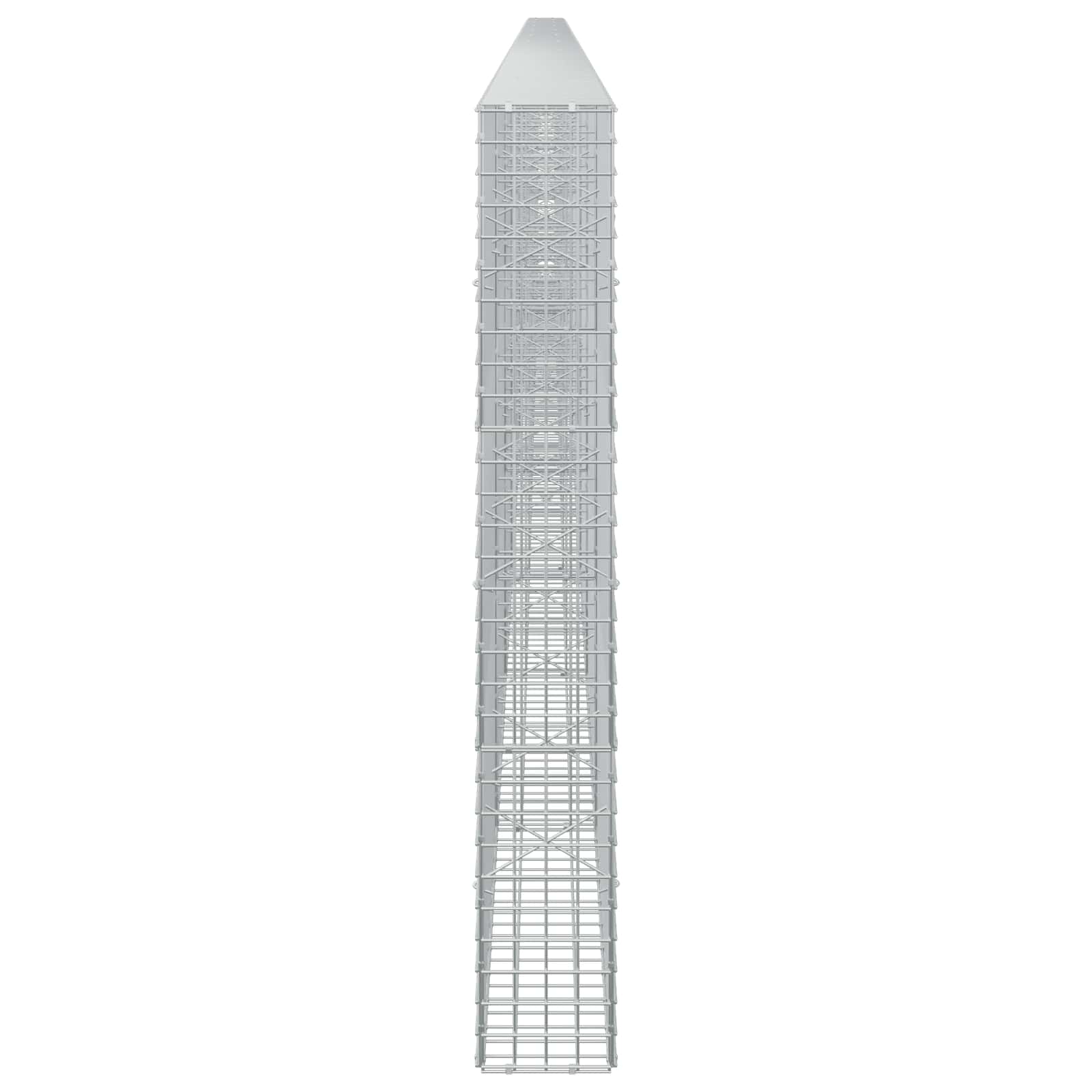 Gabion z žico 5 mm in mrežo 5x5 cm 950x20x150 cm