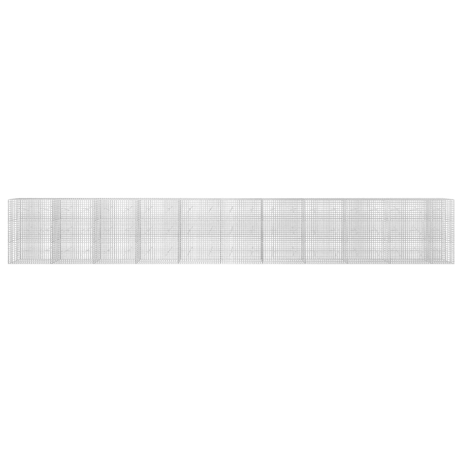 Gabion z žico 5 mm in mrežo 5x5 cm 1050x20x150 cm