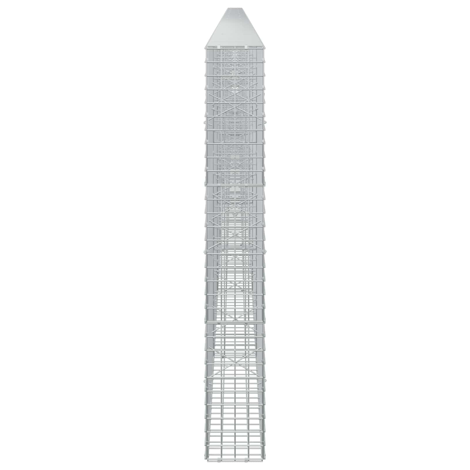 Gabion z žico 5 mm in mrežo 5x5 cm 1050x20x150 cm