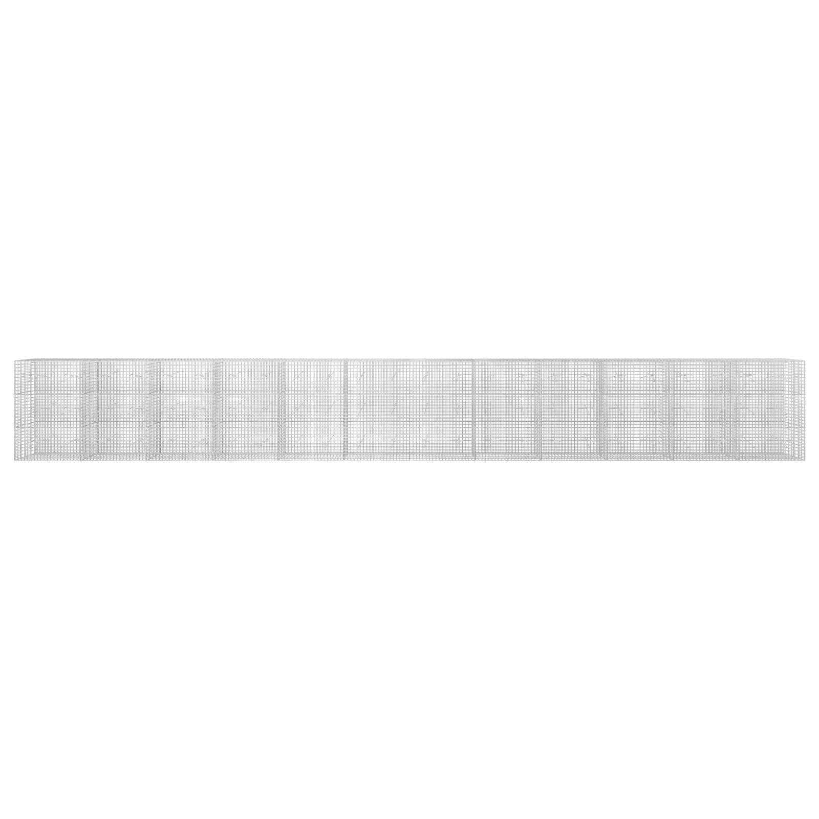 Gabion z žico 5 mm in mrežo 5x5 cm 1200x20x150 cm