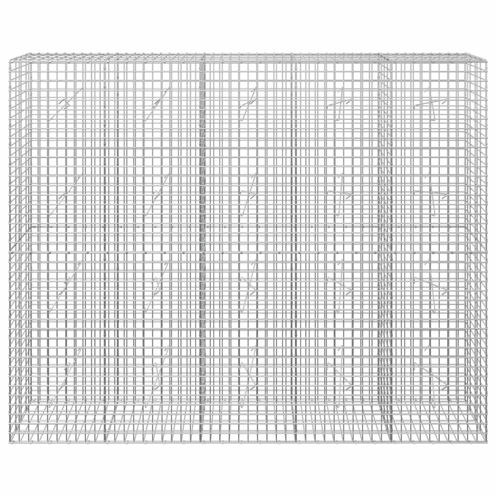 Gabion z žico 5 mm in mrežo 5x5 cm 250x20x200 cm