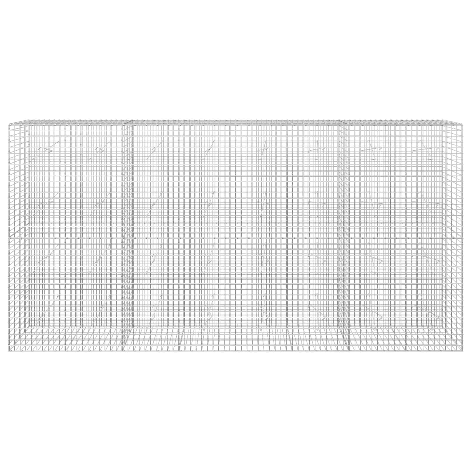 Gabion z žico 5 mm in mrežo 5x5 cm 400x20x200 cm