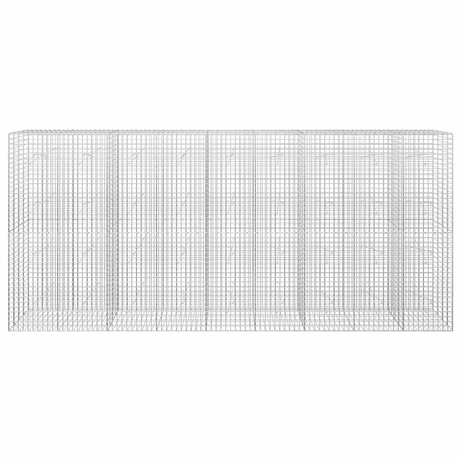Gabion z žico 5 mm in mrežo 5x5 cm 450x20x200 cm