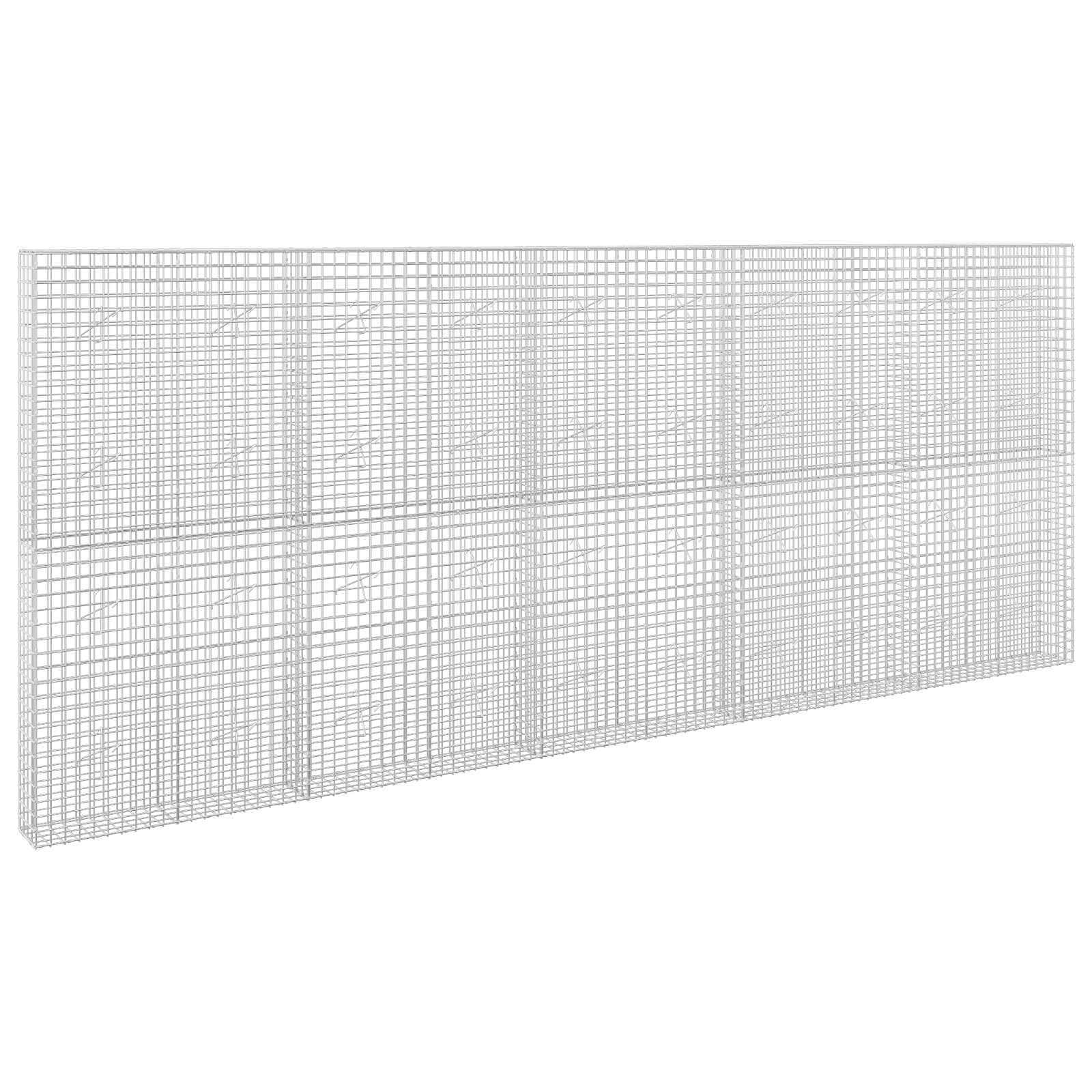 Gabion z žico 5 mm in mrežo 5x5 cm 500x20x200 cm
