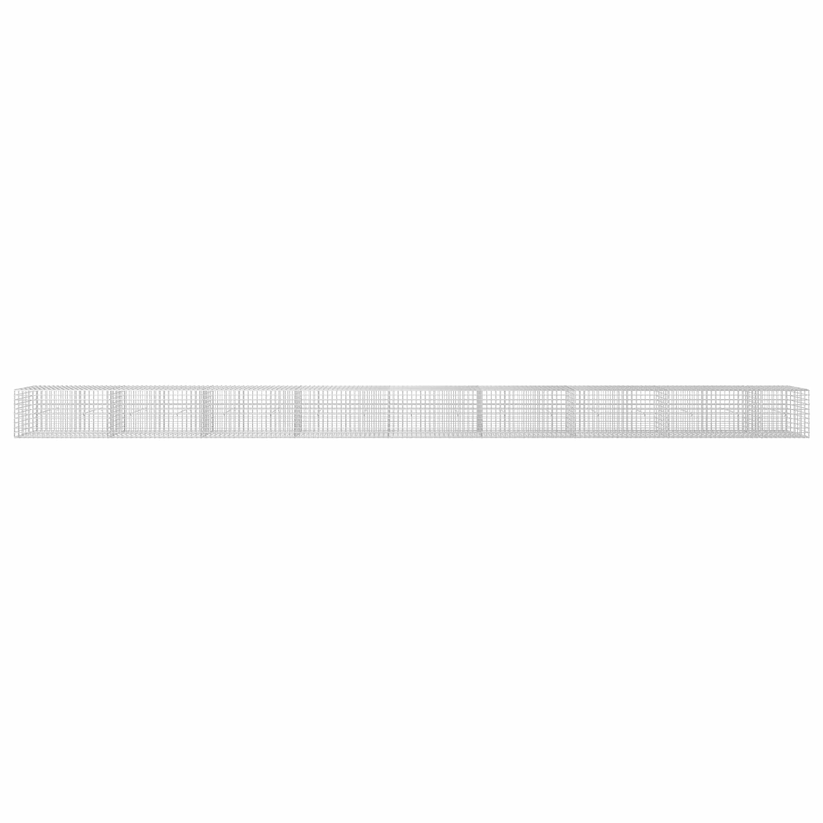 Gabion z žico 5 mm in mrežo 5x5 cm 850x30x50 cm Pocinkano jeklo