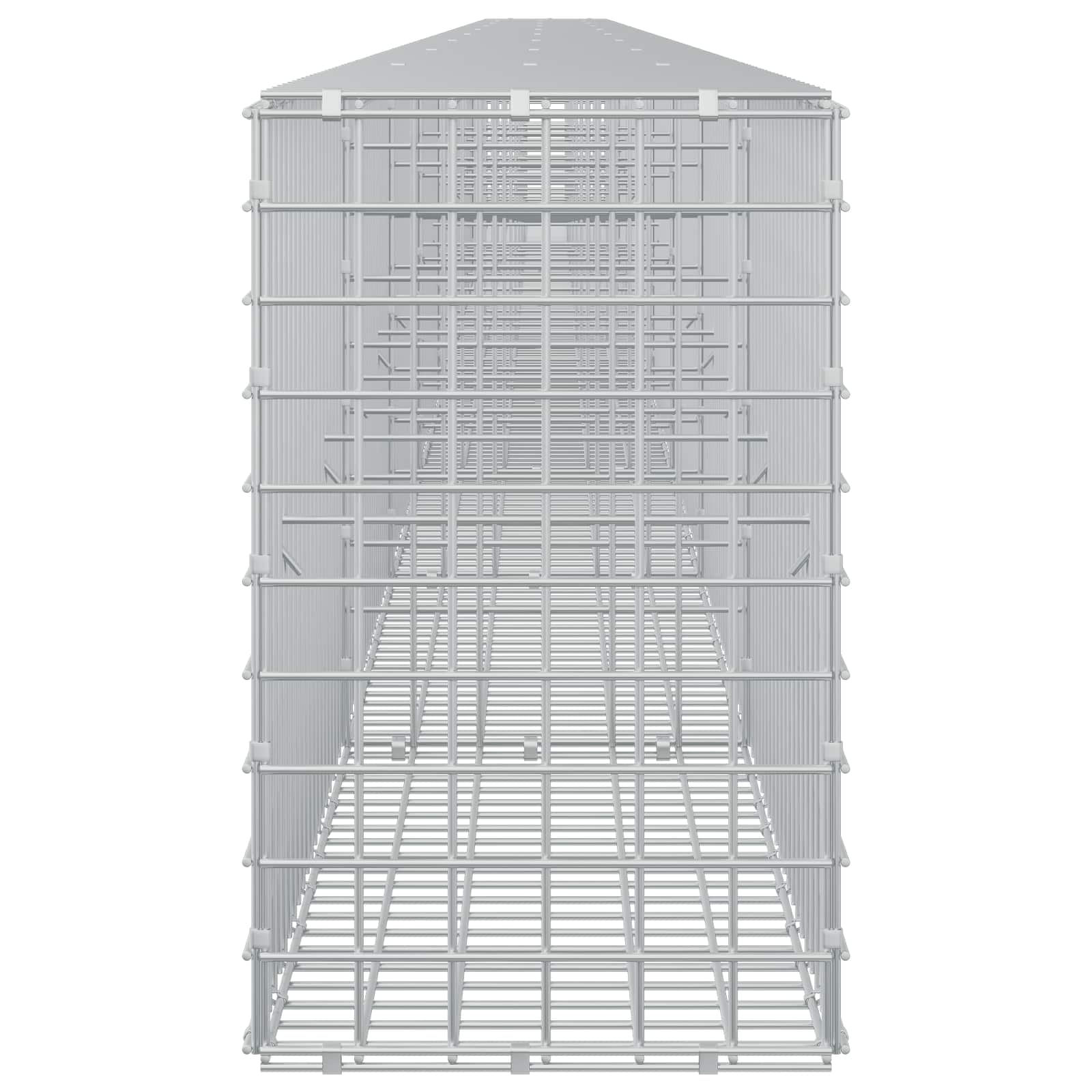 Gabion z žico 5 mm in mrežo 5x5 cm 900x30x50 cm Pocinkano jeklo
