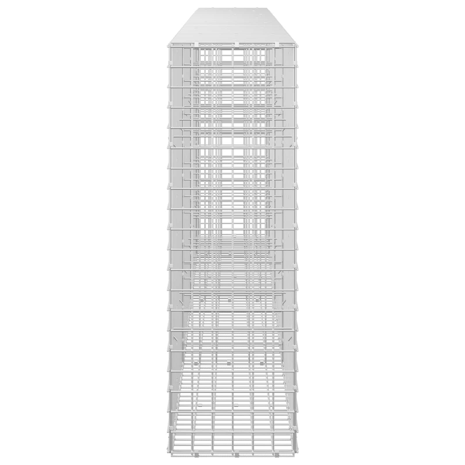Gabion z žico 5 mm in mrežo 5x5 cm 350x30x100 cm