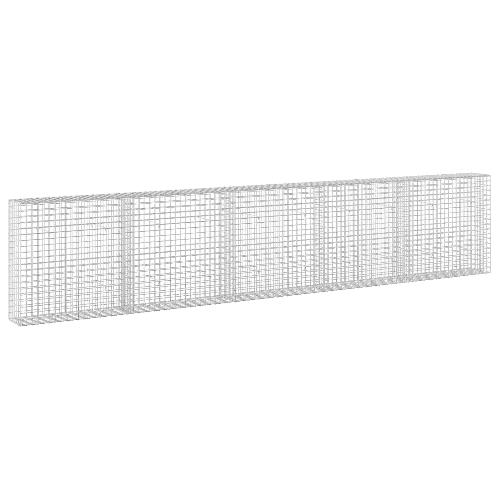 Gabion z žico 5 mm in mrežo 5x5 cm 500x30x100 cm