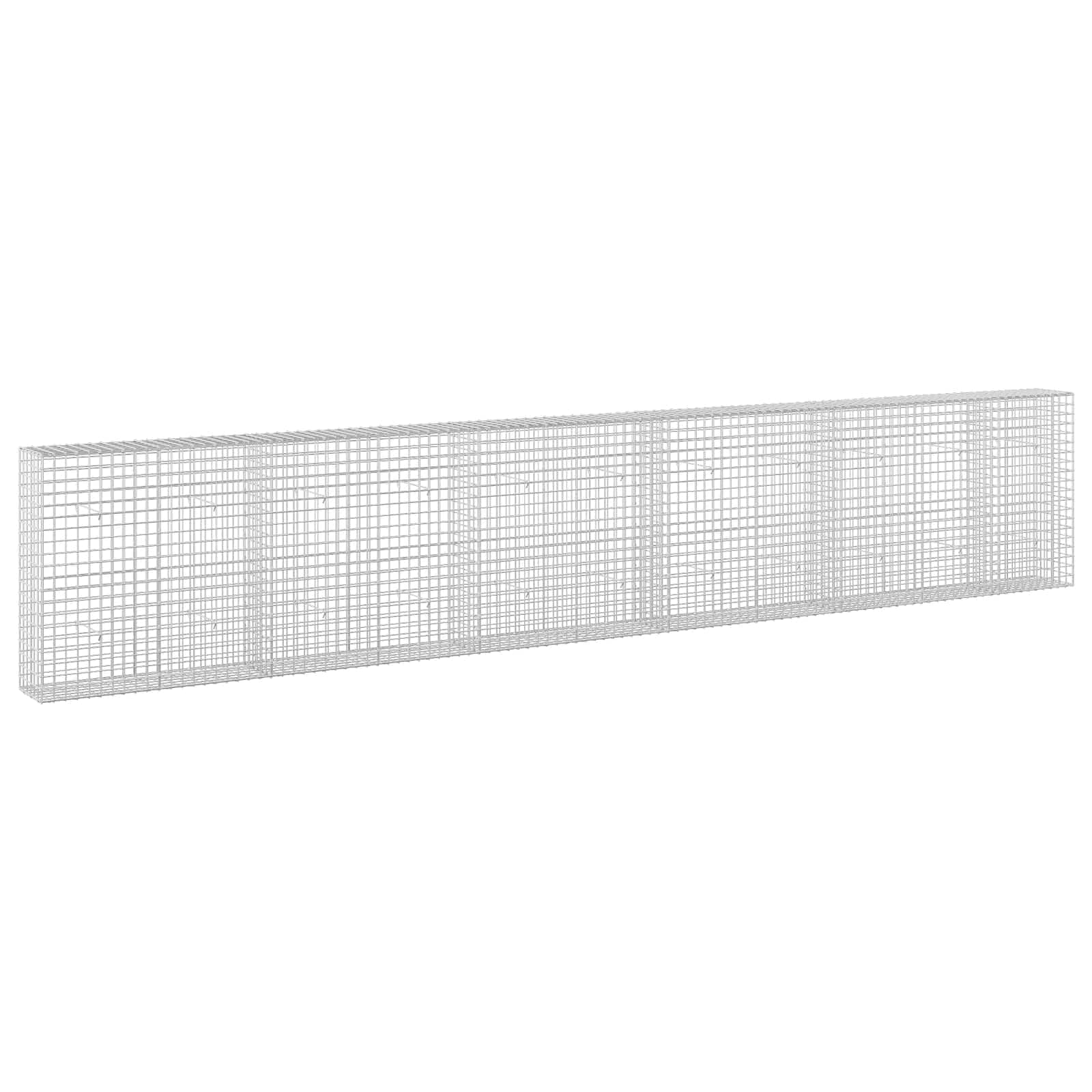 Gabion z žico 5 mm in mrežo 5x5 cm 550x30x100 cm