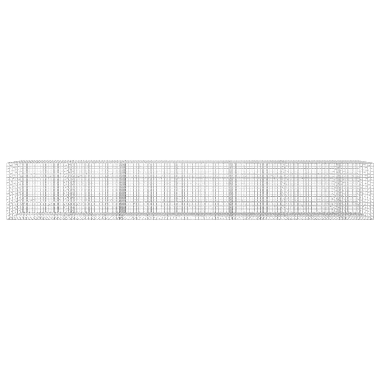 Gabion z žico 5 mm in mrežo 5x5 cm 650x30x100 cm