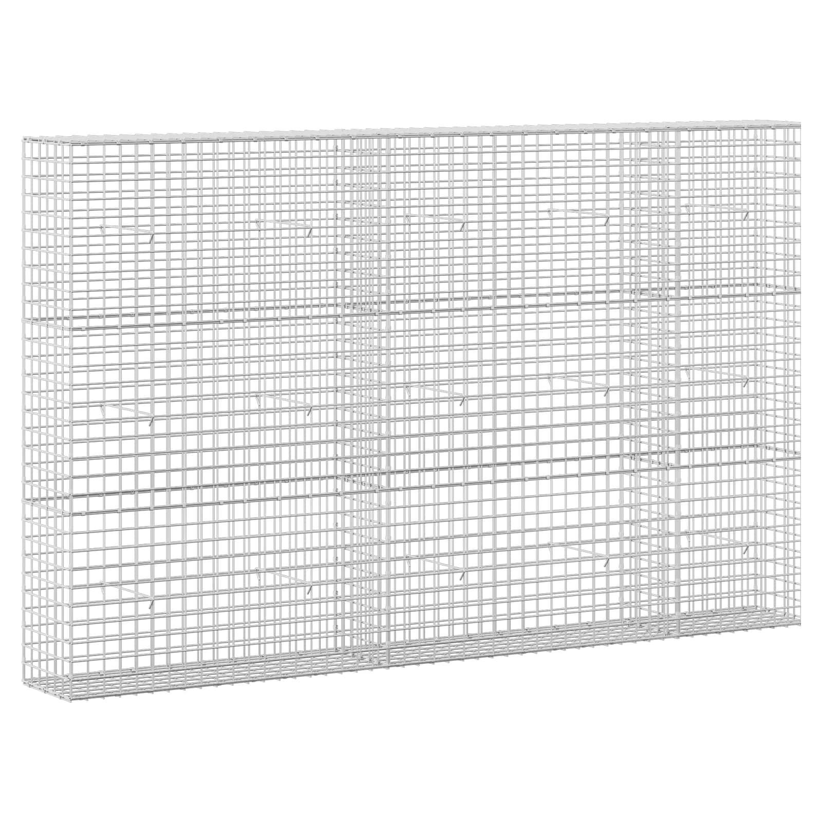 Gabion z žico 5 mm in mrežo 5x5 cm 250x30x150 cm