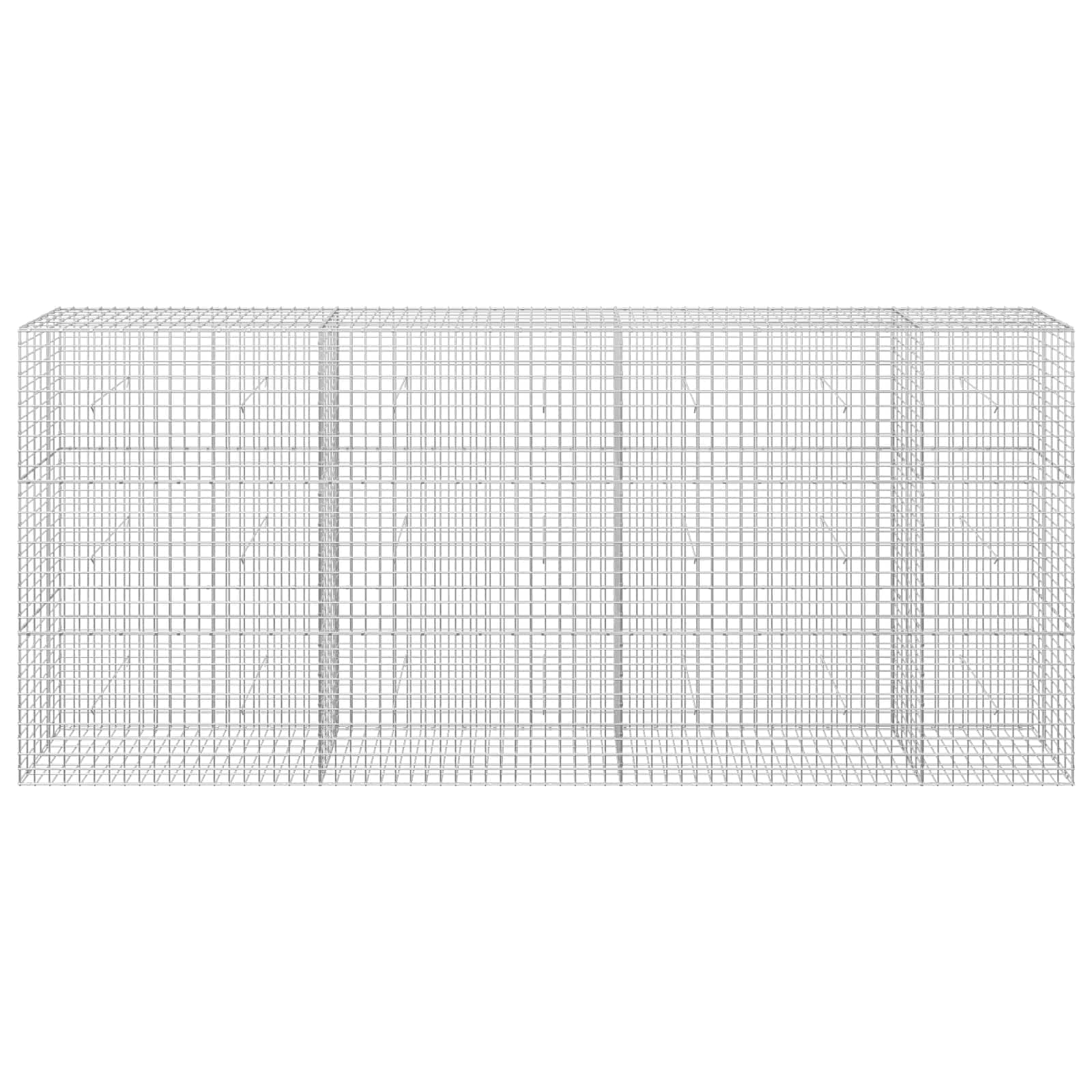 Gabion z žico 5 mm in mrežo 5x5 cm 350x30x150 cm