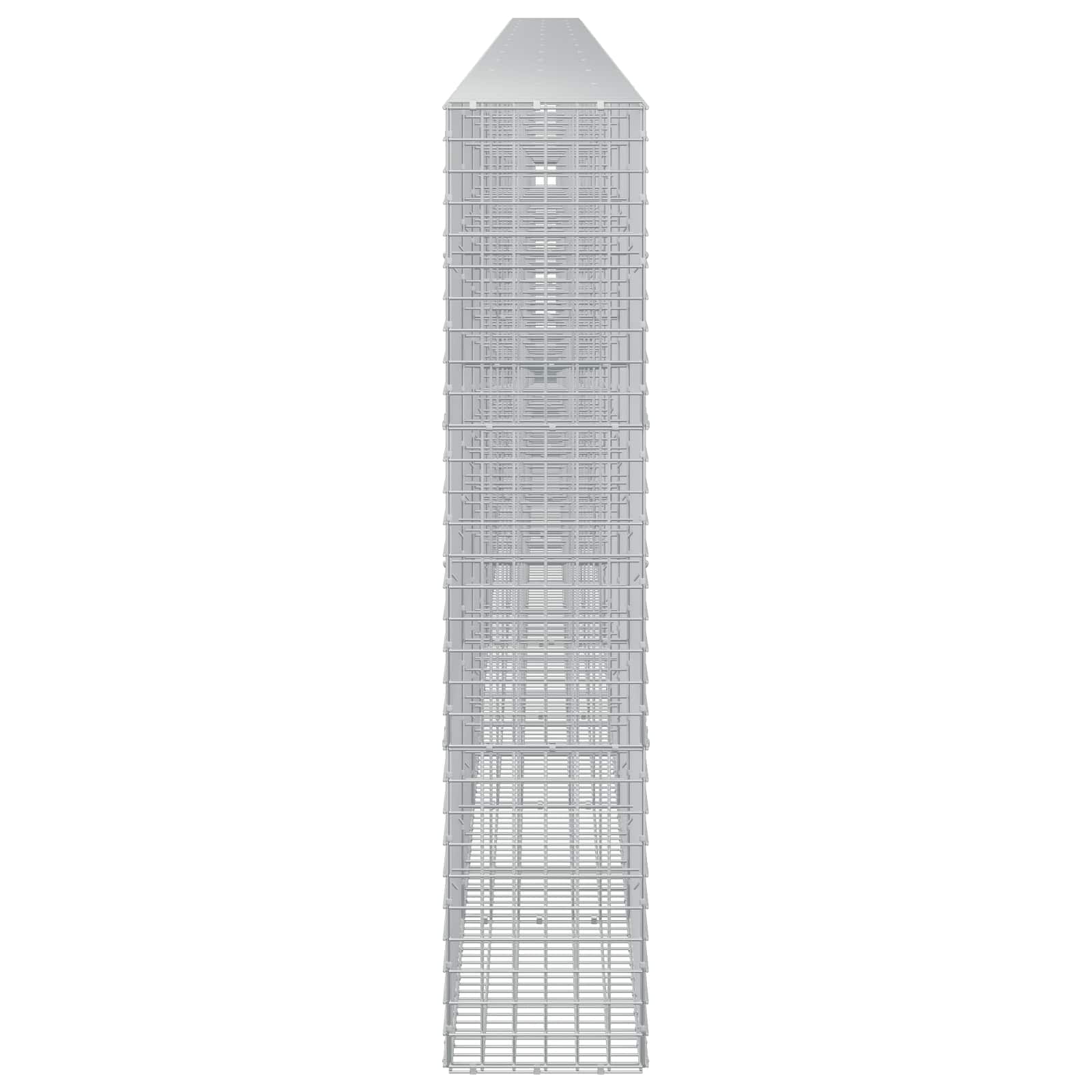 Gabion z žico 5 mm in mrežo 5x5 cm 1200x30x150 cm