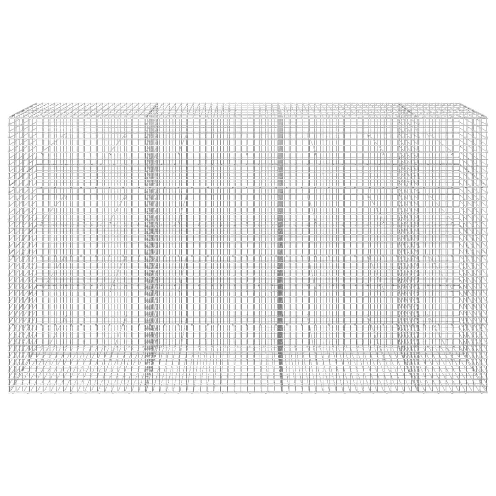 Gabion z žico 5 mm in mrežo 5x5 cm 350x30x200 cm