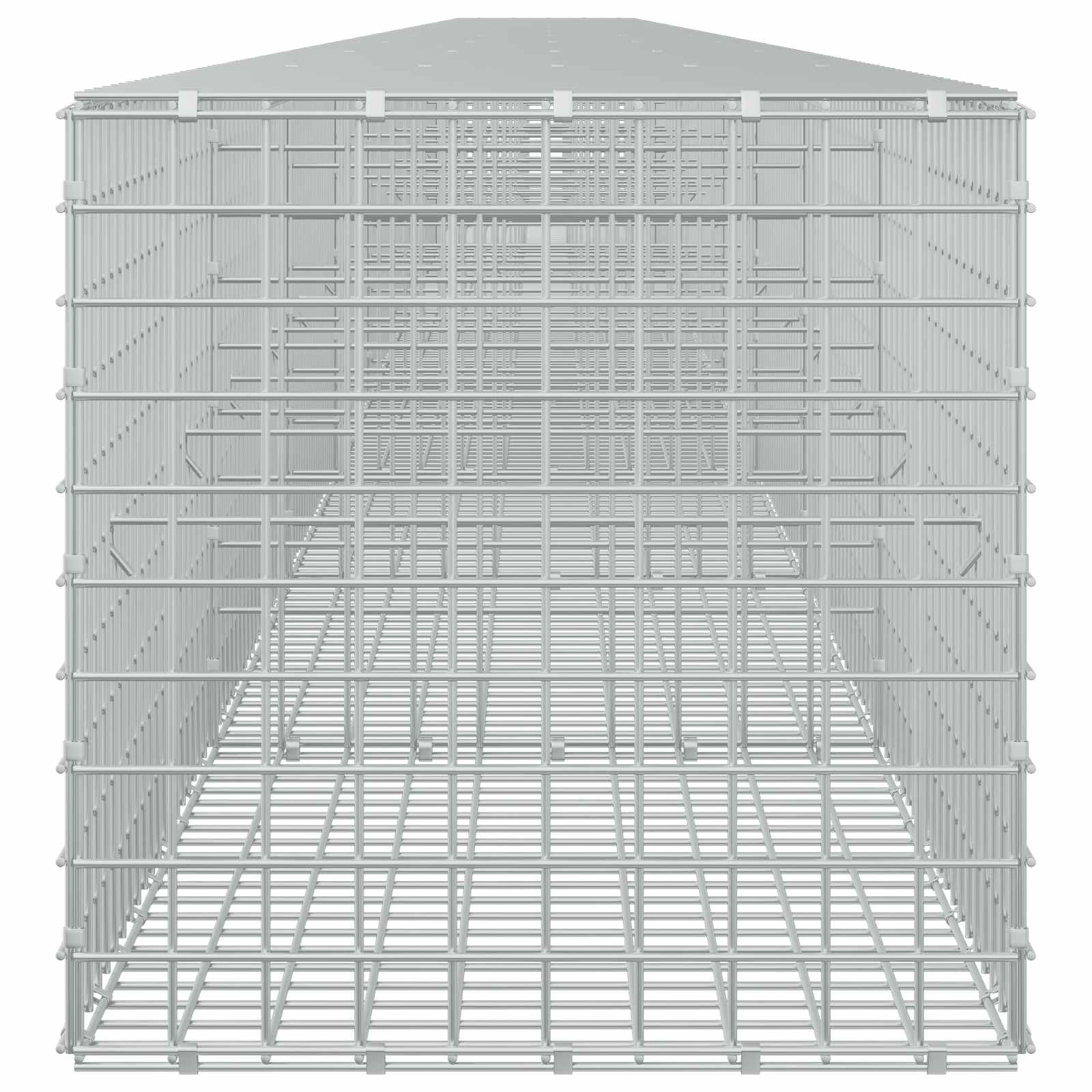 Gabion z žico 5 mm in mrežo 5x5 cm 1050x50x50 cm
