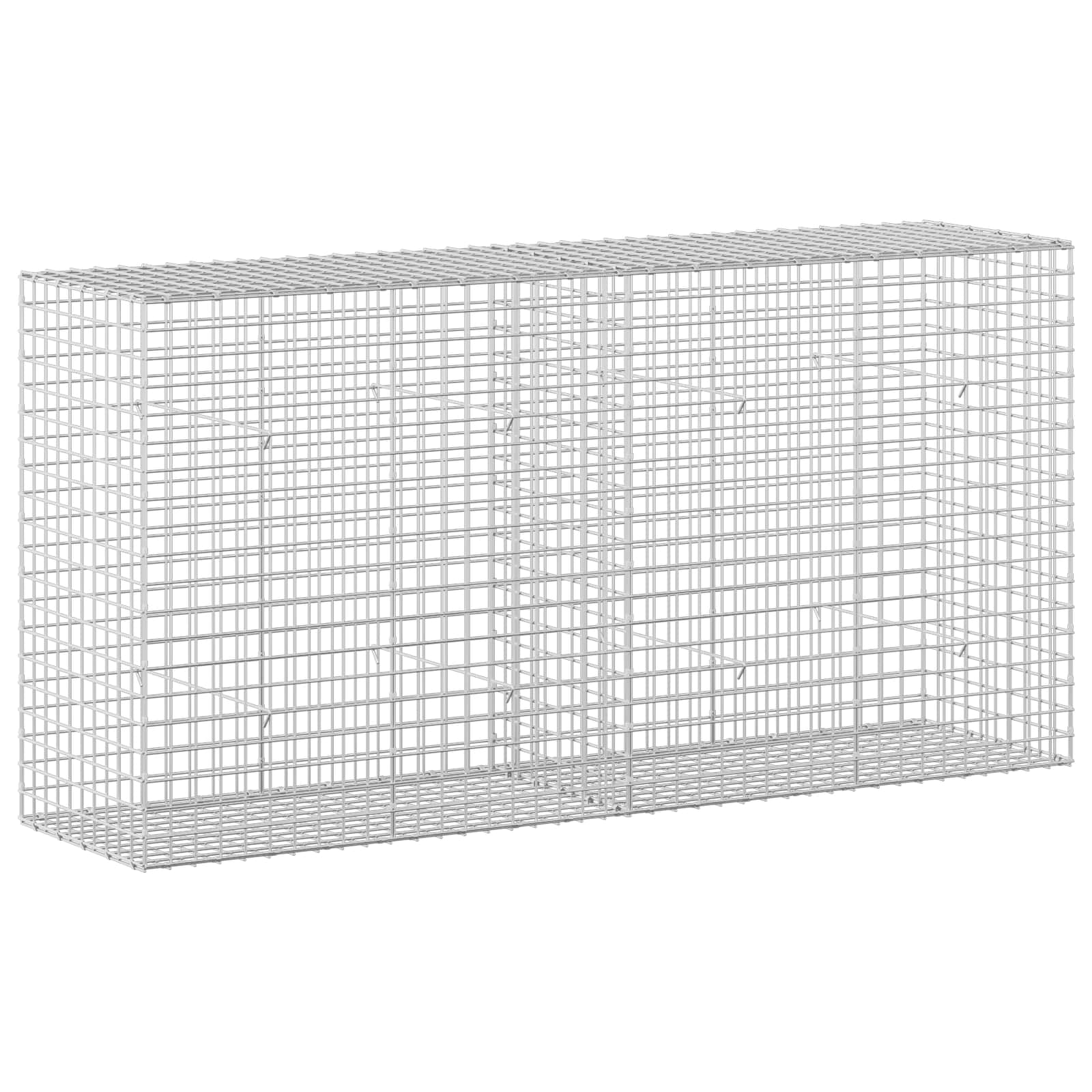 Gabion z žico 5 mm in mrežo 5x5 cm 200x50x100 cm