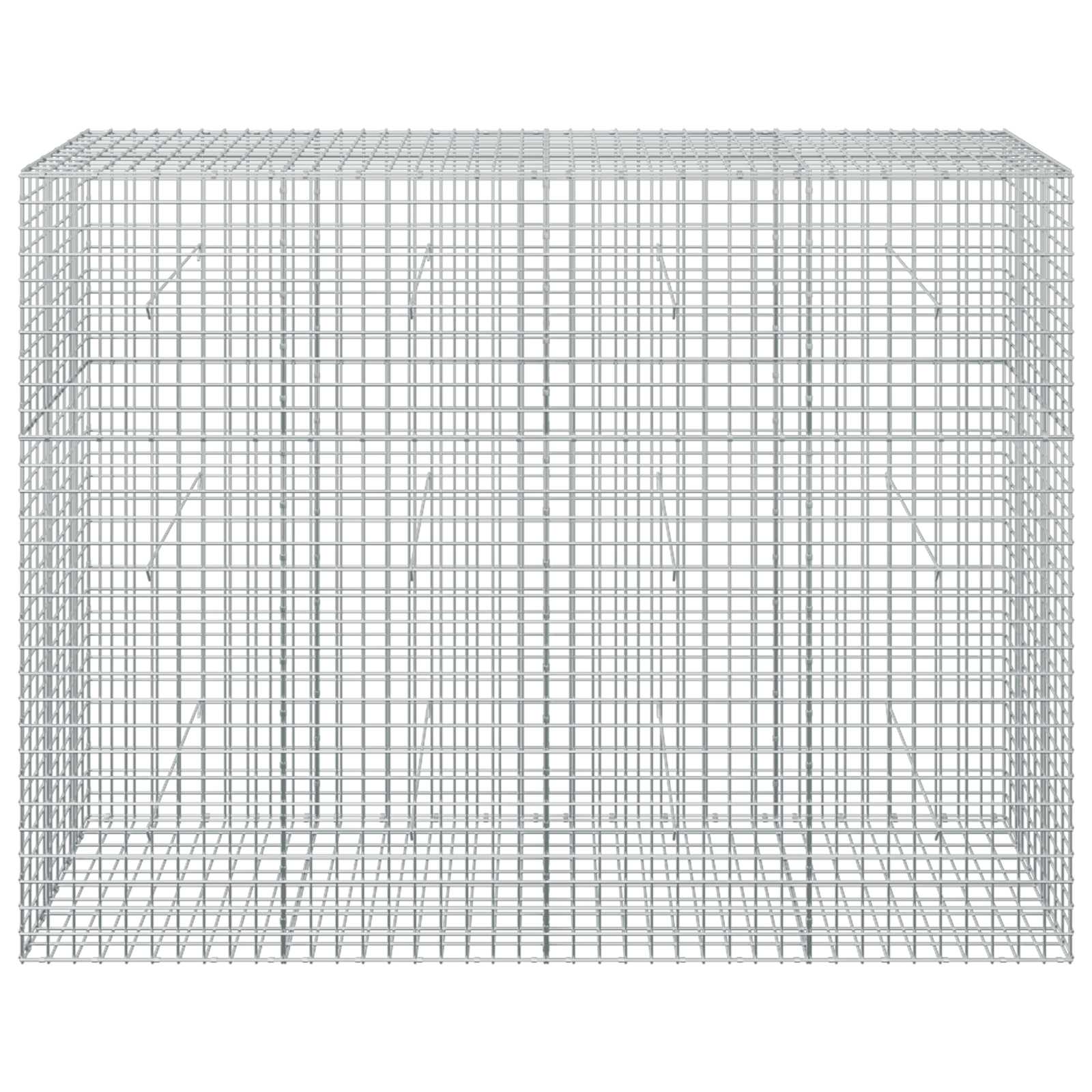 Gabion z žico 5 mm in mrežo 5x5 cm 200x50x150 cm
