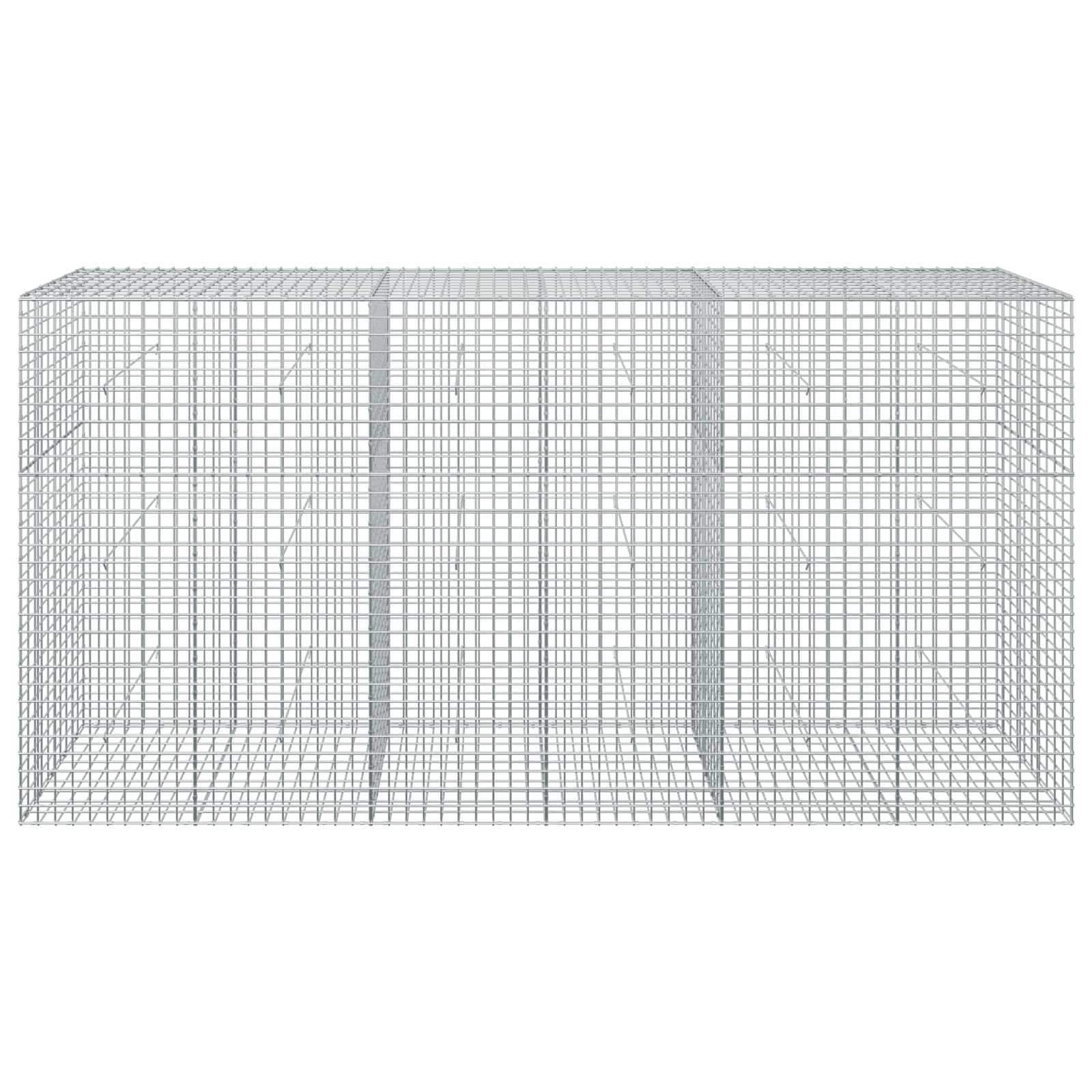 Gabion z žico 5 mm in mrežo 5x5 cm 300x50x150 cm