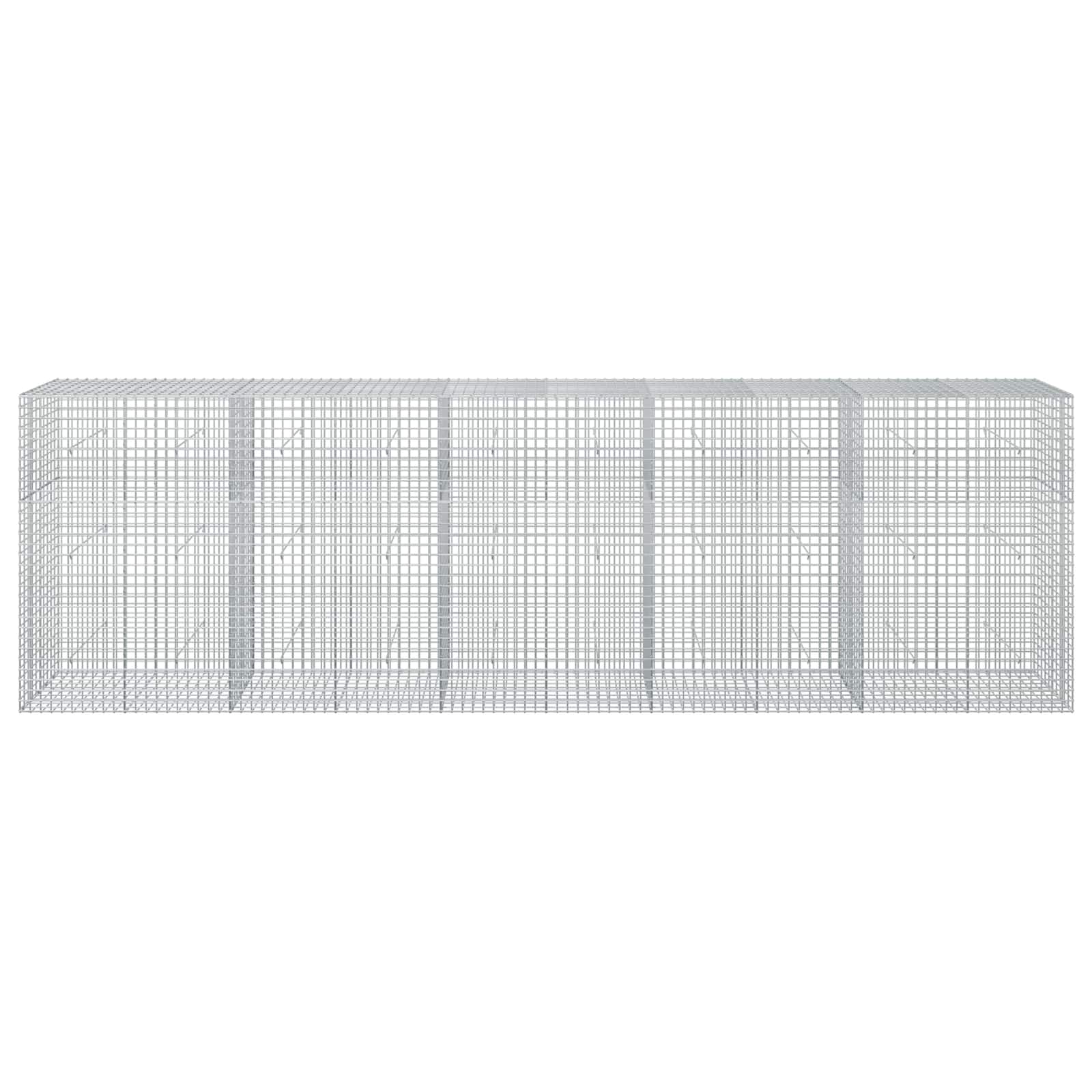 Gabion z žico 5 mm in mrežo 5x5 cm 500x50x150 cm