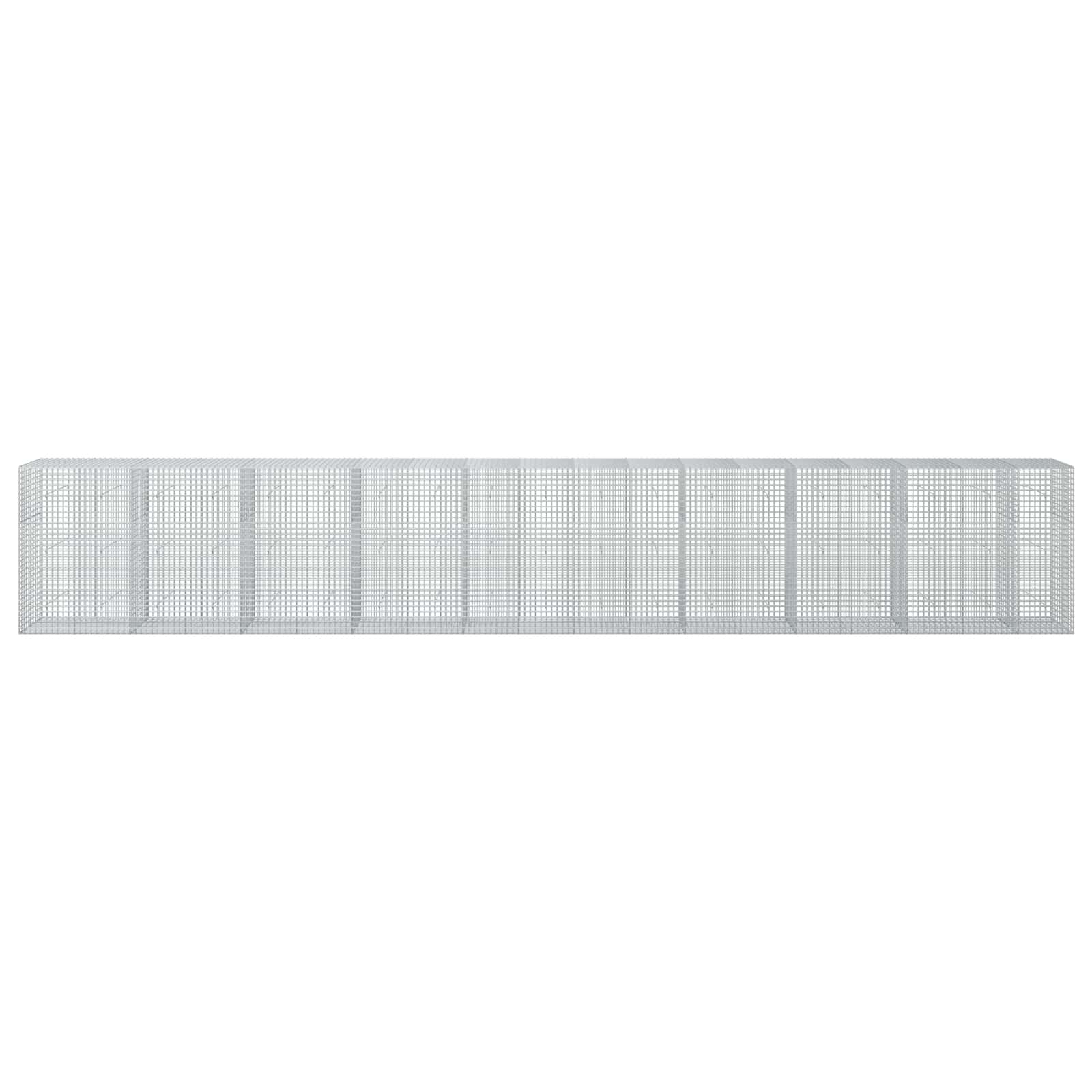 Gabion z žico 5 mm in mrežo 5x5 cm 950x50x150 cm