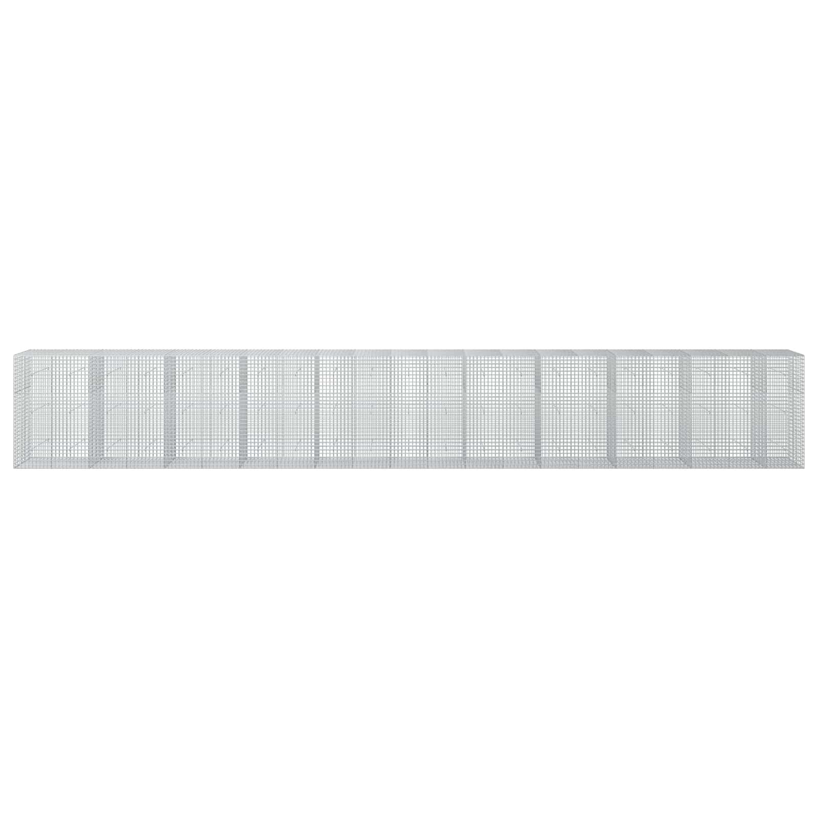 Gabion z žico 5 mm in mrežo 5x5 cm 1050x50x150 cm