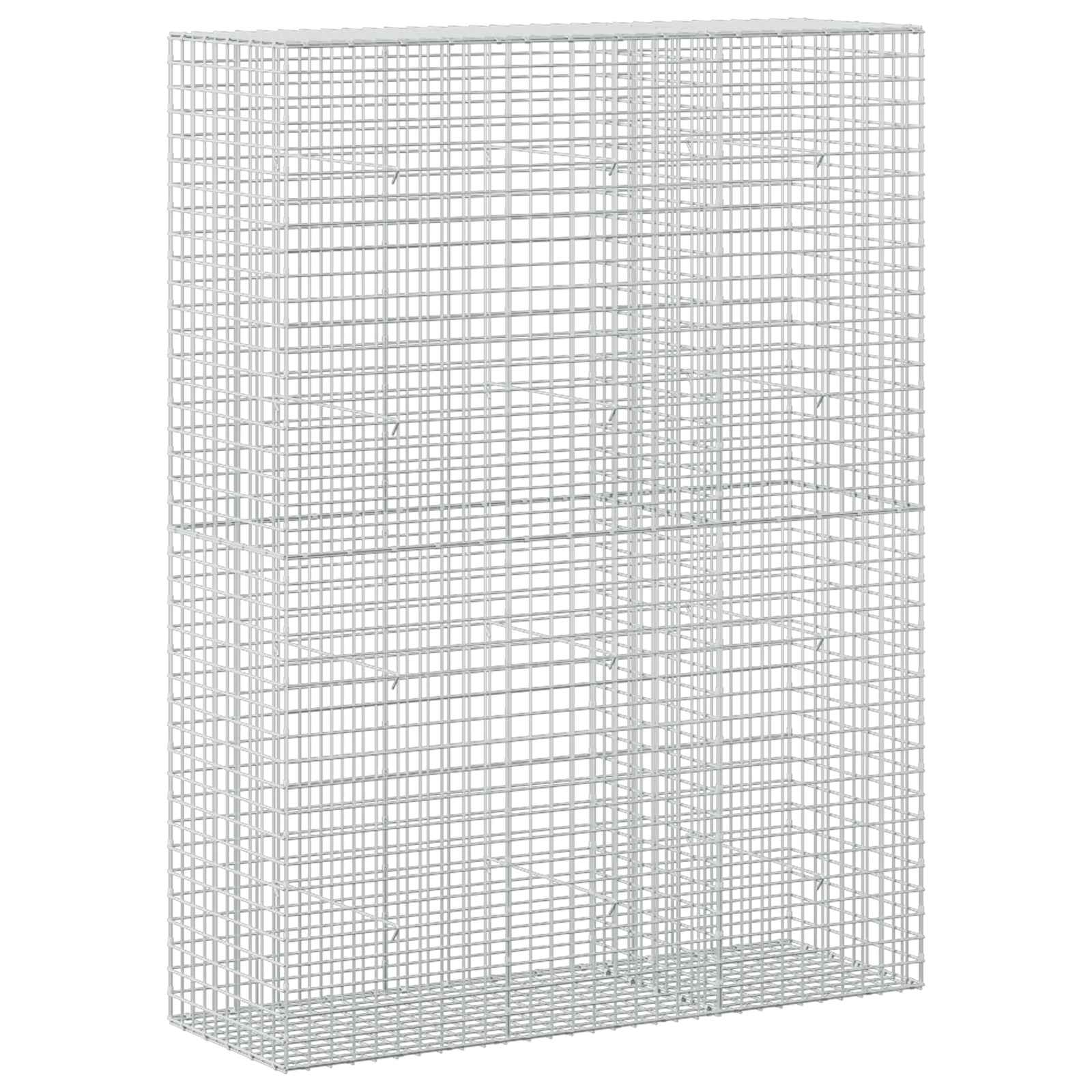 Gabion z žico 5 mm in mrežo 5x5 cm 150x50x200 cm