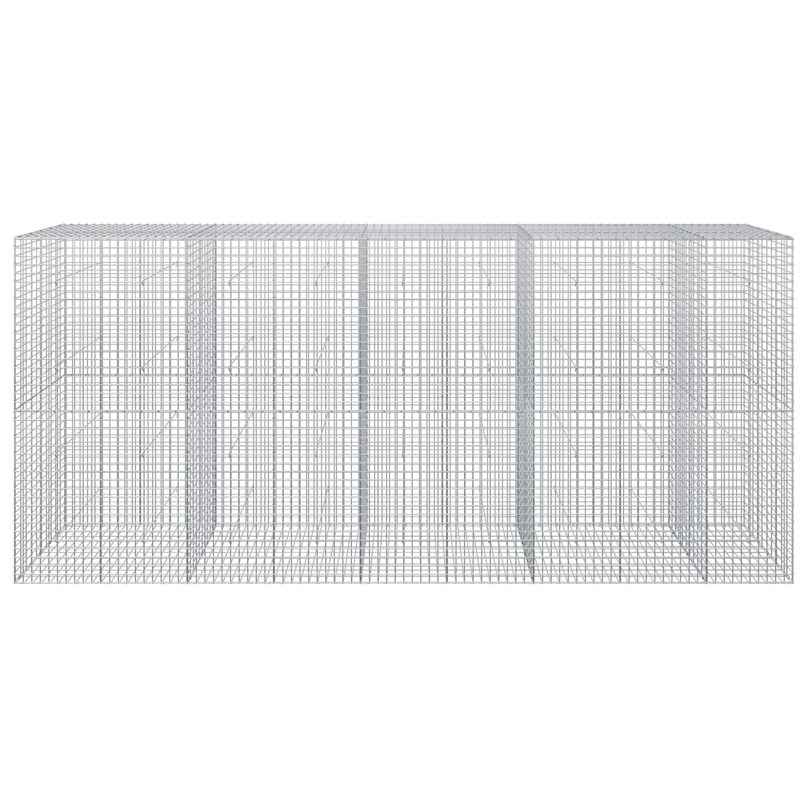 Gabion z žico 5 mm in mrežo 5x5 cm 450x50x200 cm