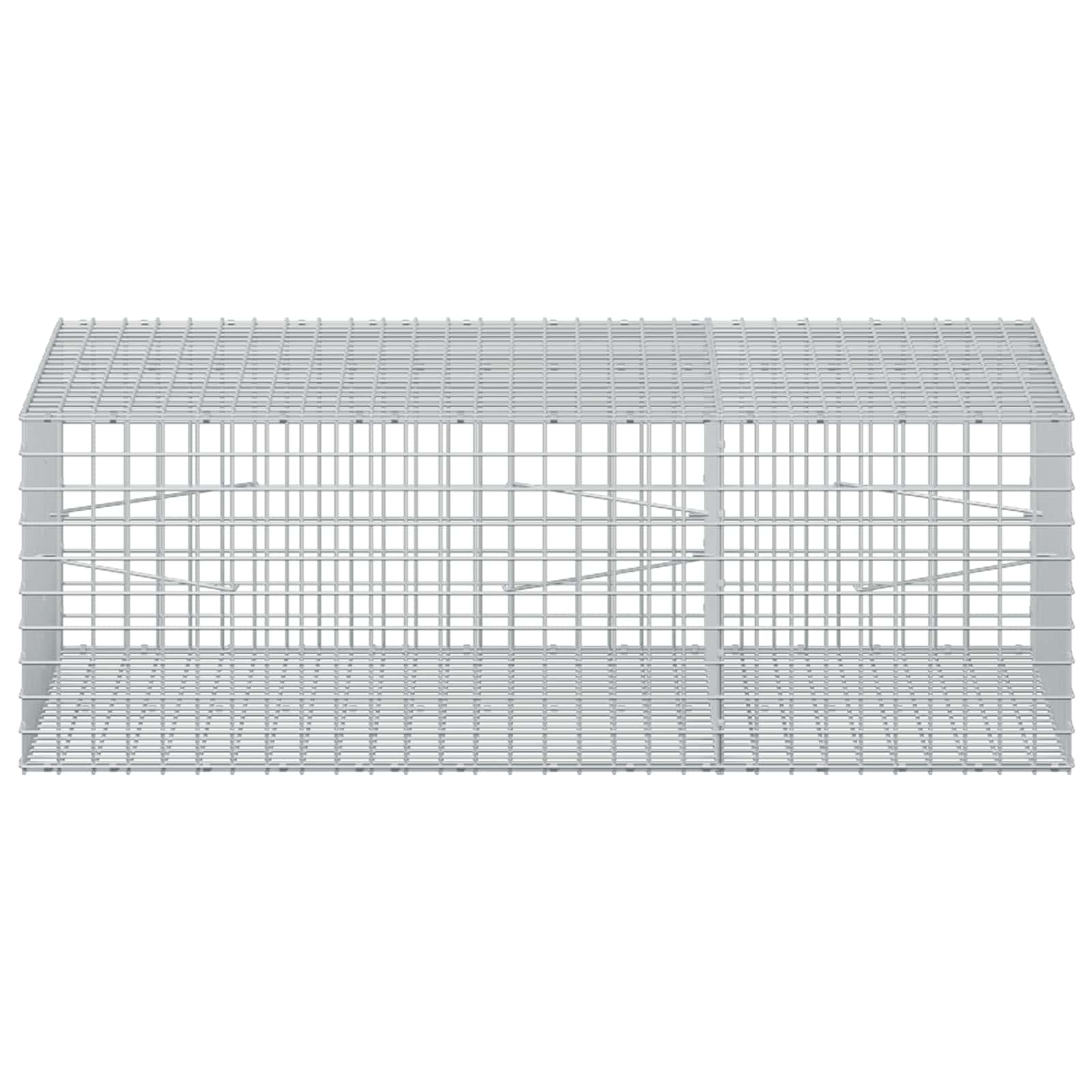 Gabion z žico 5 mm in mrežo 5x5 cm 150x100x50 cm