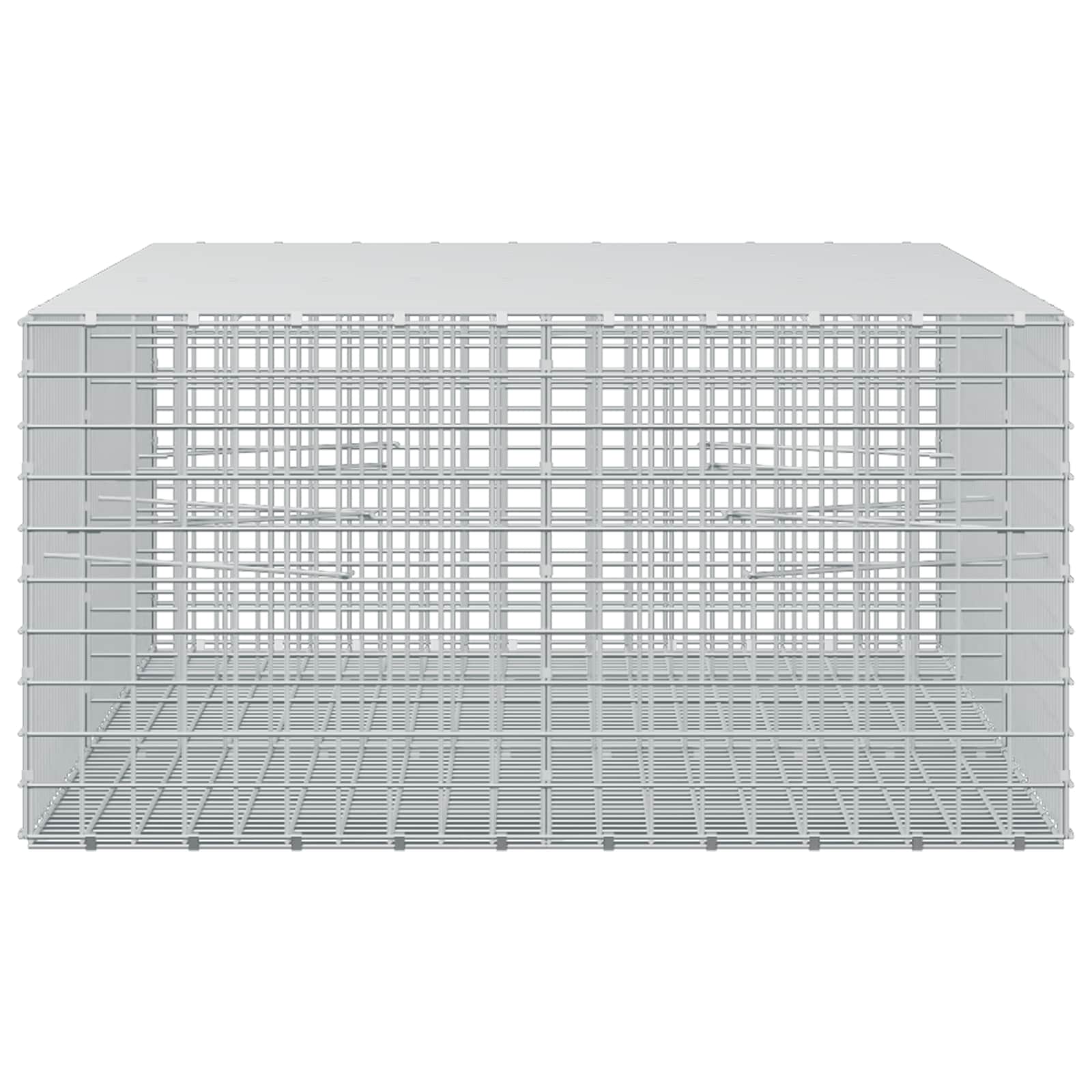 Gabion z žico 5 mm in mrežo 5x5 cm 250x100x50 cm