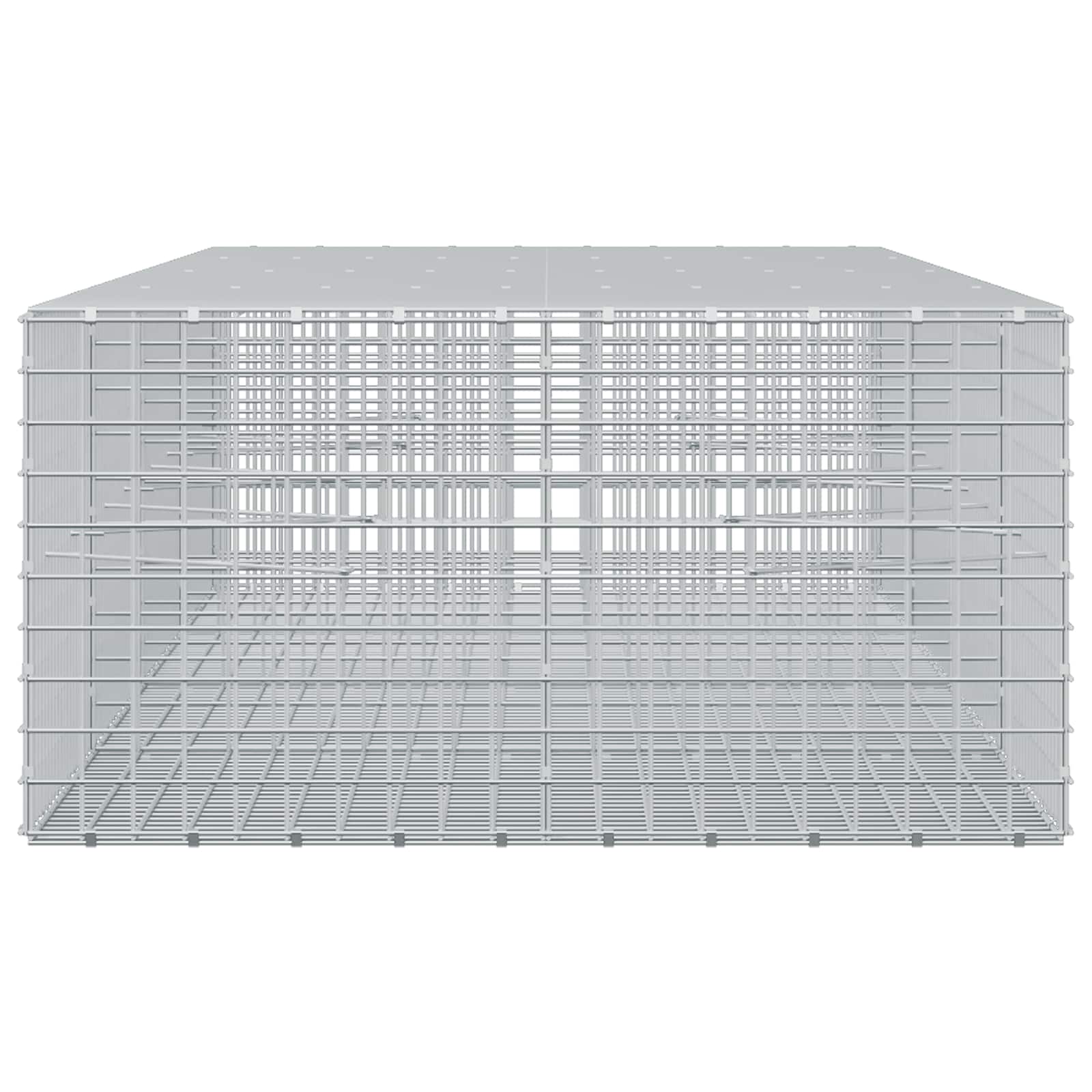 Gabion z žico 5 mm in mrežo 5x5 cm 400x100x50 cm