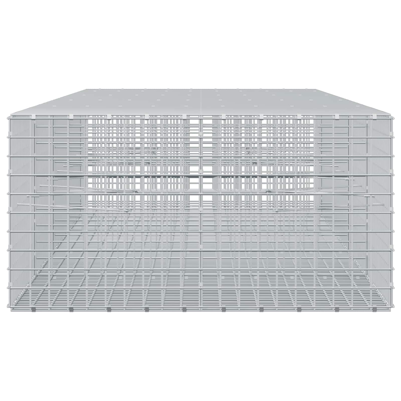 Gabion z žico 5 mm in mrežo 5x5 cm 450x100x50 cm