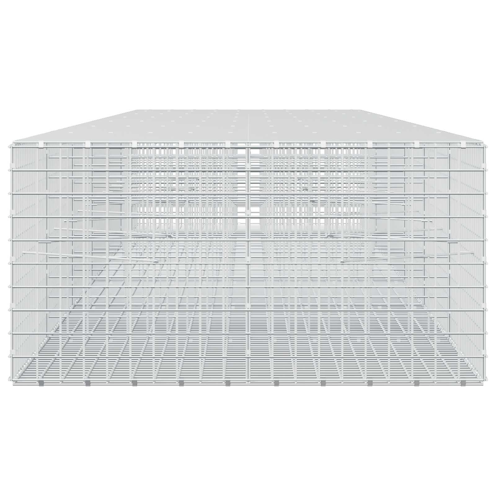 Gabion z žico 5 mm in mrežo 5x5 cm 650x100x50 cm