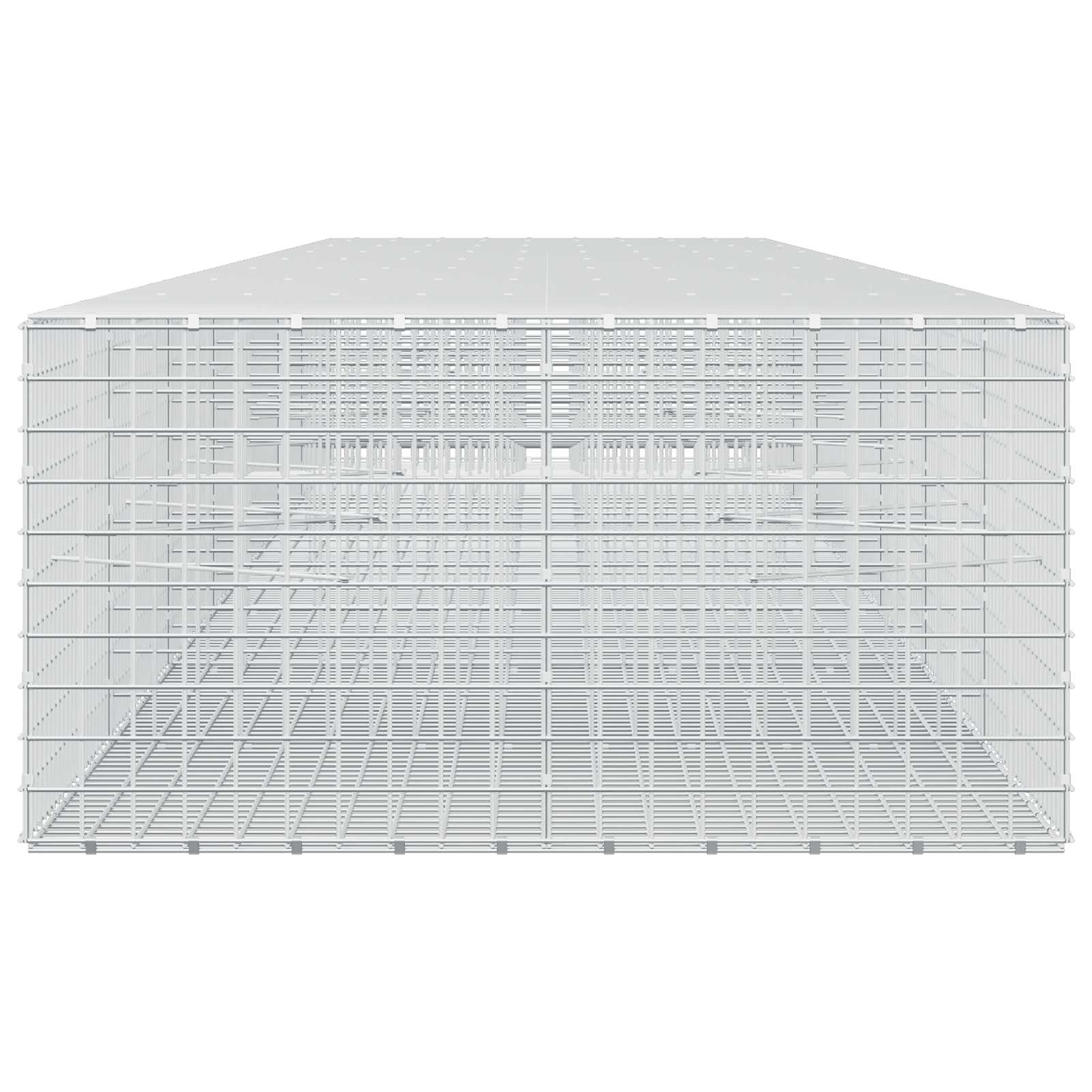 Gabion z žico 5 mm in mrežo 5x5 cm 750x100x50 cm