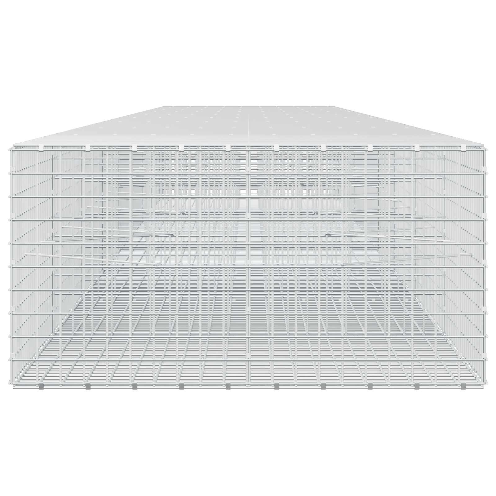 Gabion z žico 5 mm in mrežo 5x5 cm 850x100x50 cm
