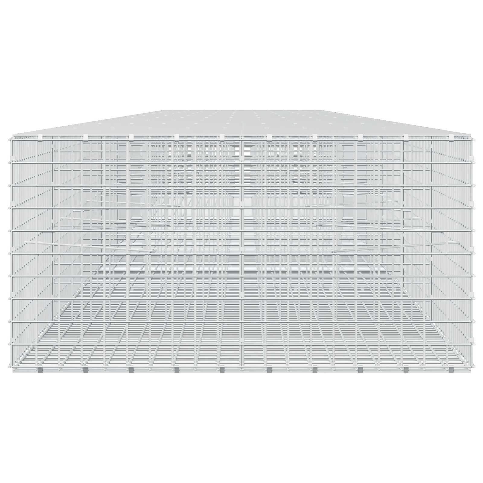Gabion z žico 5 mm in mrežo 5x5 cm 900x100x50 cm