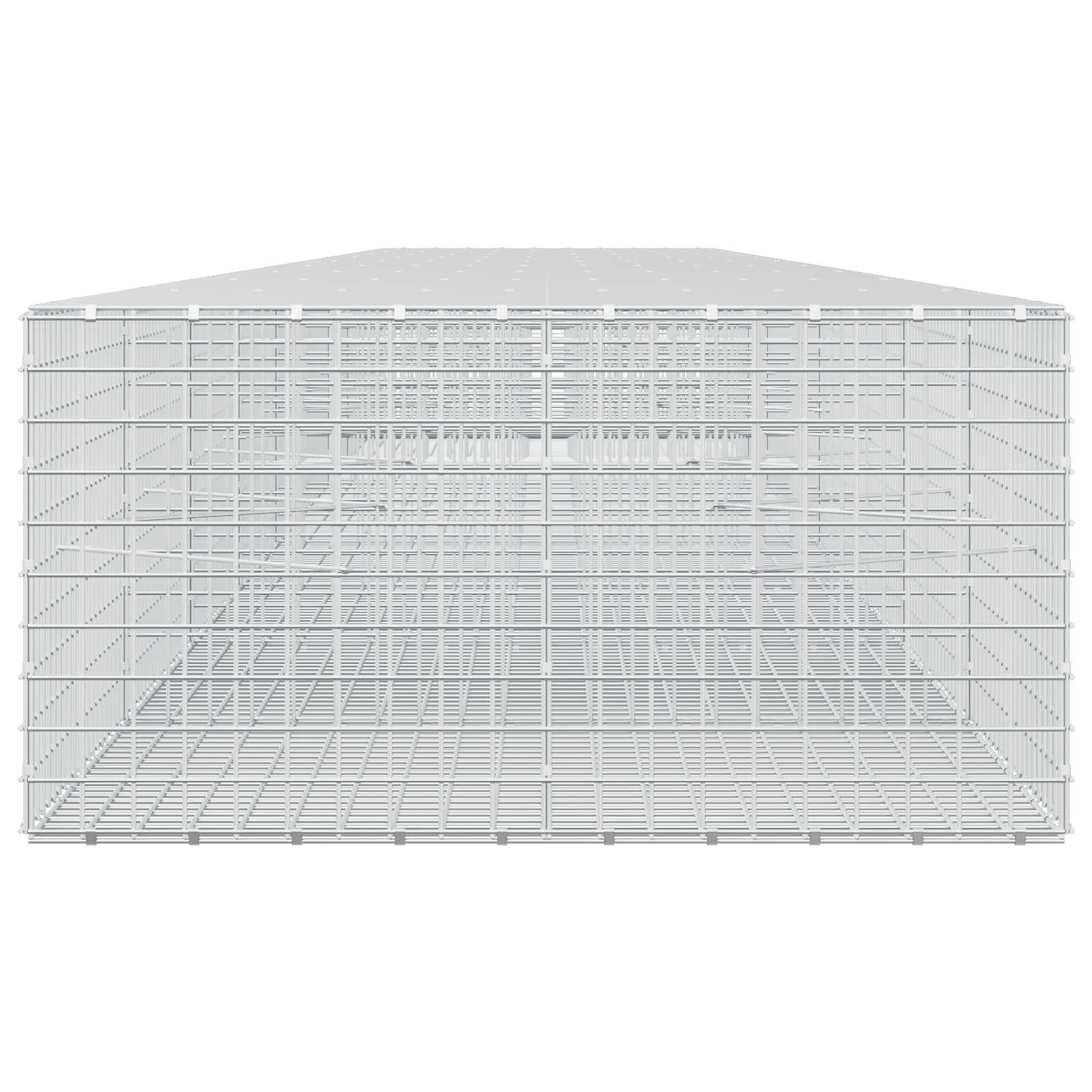 Gabion z žico 5 mm in mrežo 5x5 cm 950x100x50 cm