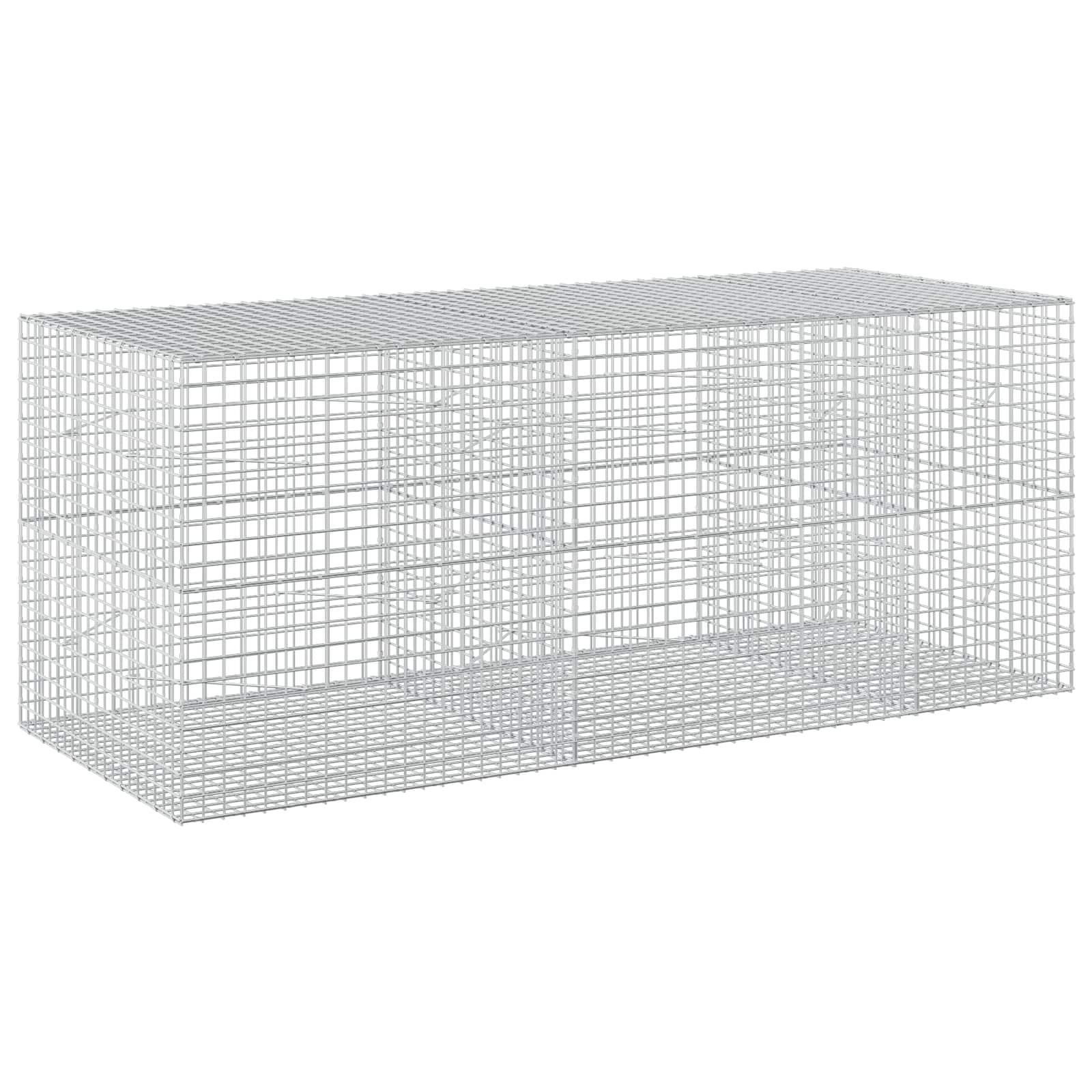 Gabion z žico 5 mm in mrežo 5x5 cm 250x100x100 cm