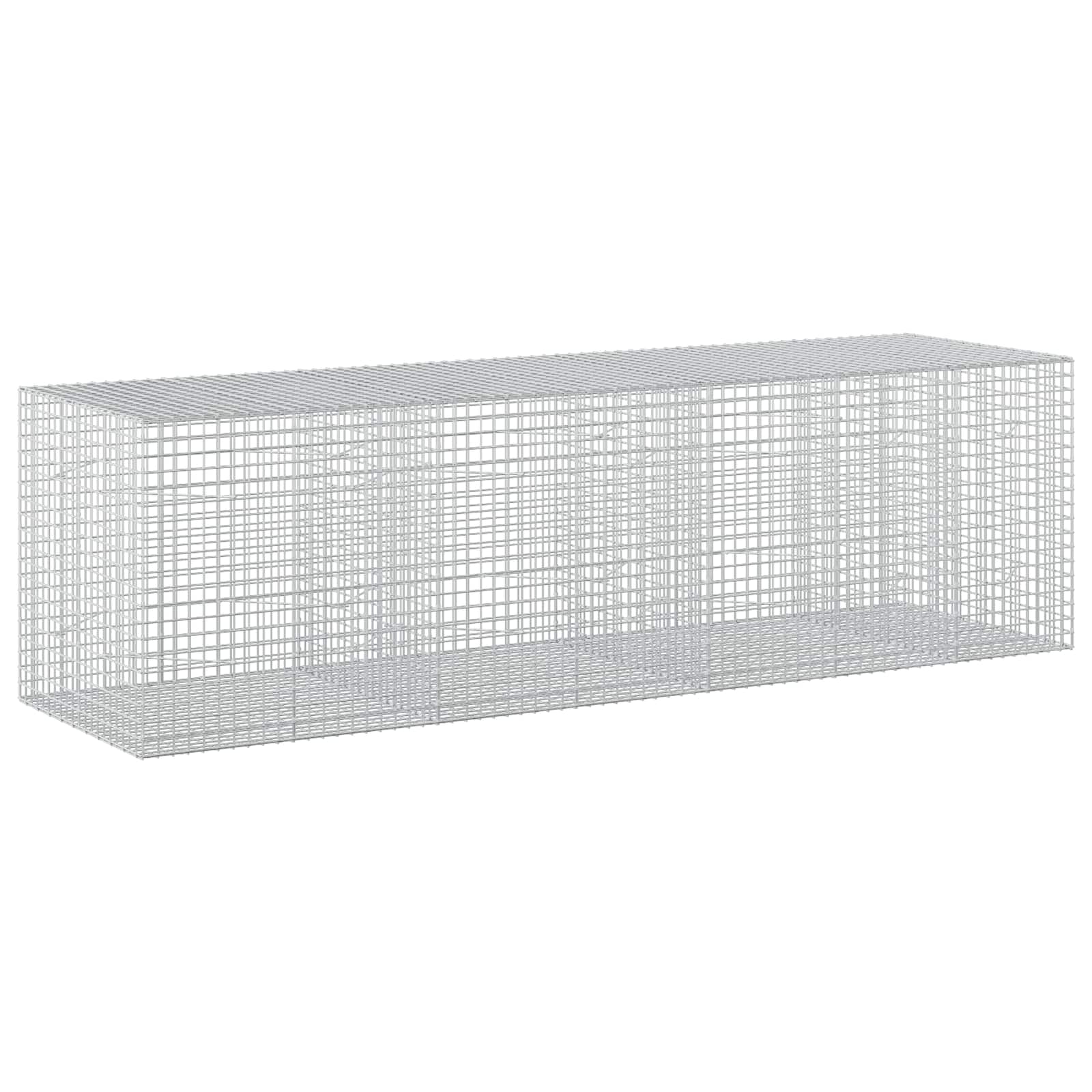 Gabion z žico 5 mm in mrežo 5x5 cm 350x100x100 cm