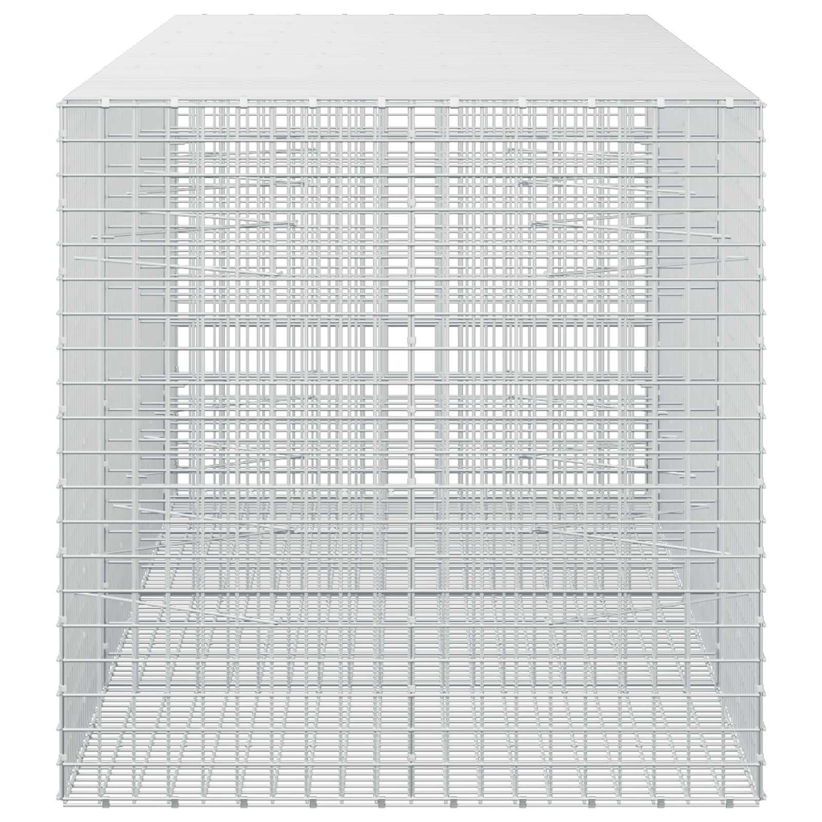 Gabion z žico 5 mm in mrežo 5x5 cm 350x100x100 cm