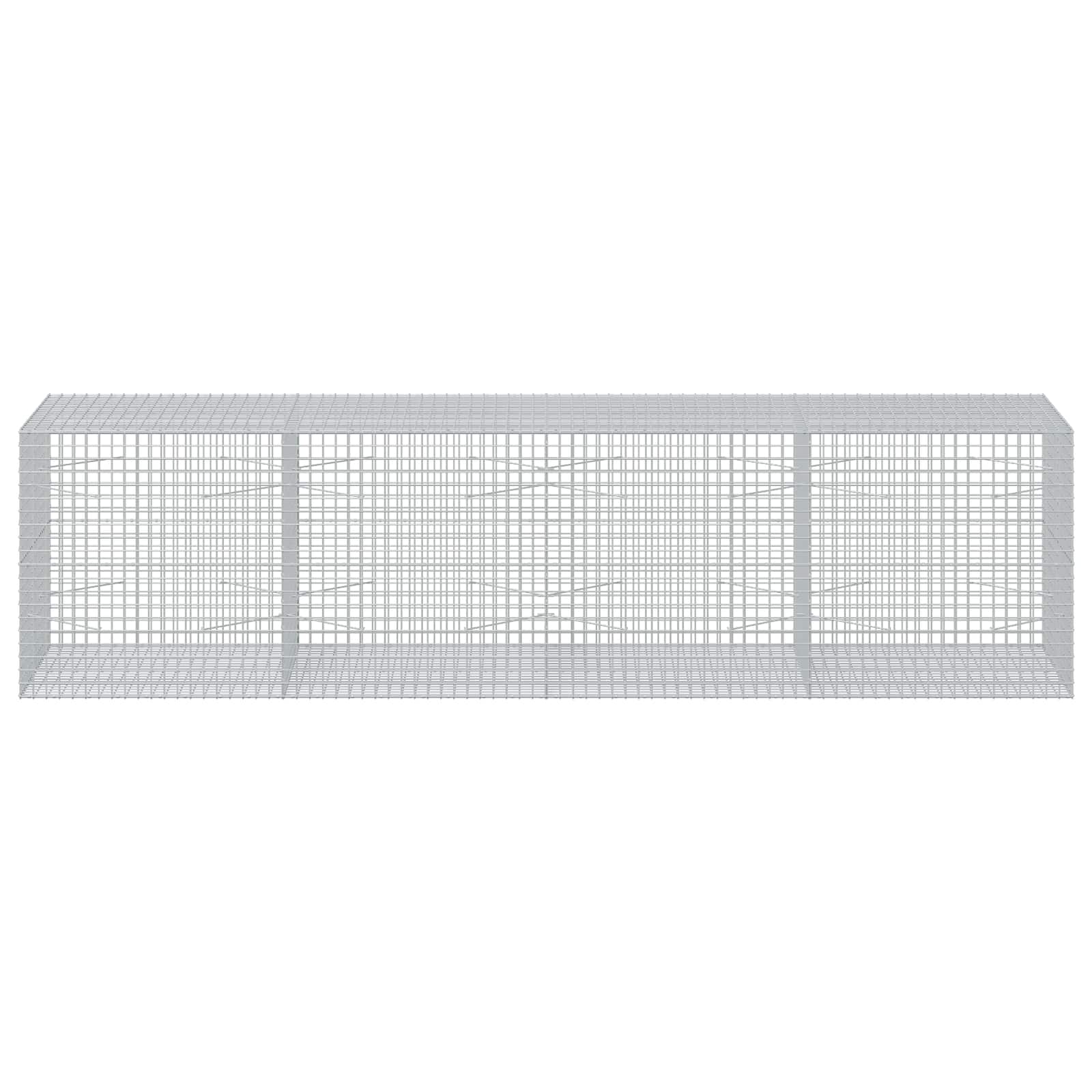 Gabion z žico 5 mm in mrežo 5x5 cm 400x100x100 cm