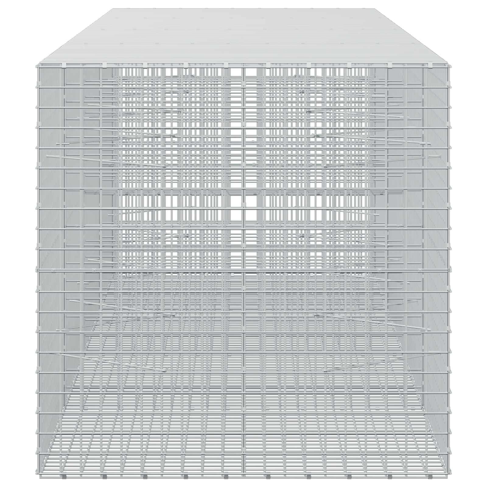 Gabion z žico 5 mm in mrežo 5x5 cm 400x100x100 cm