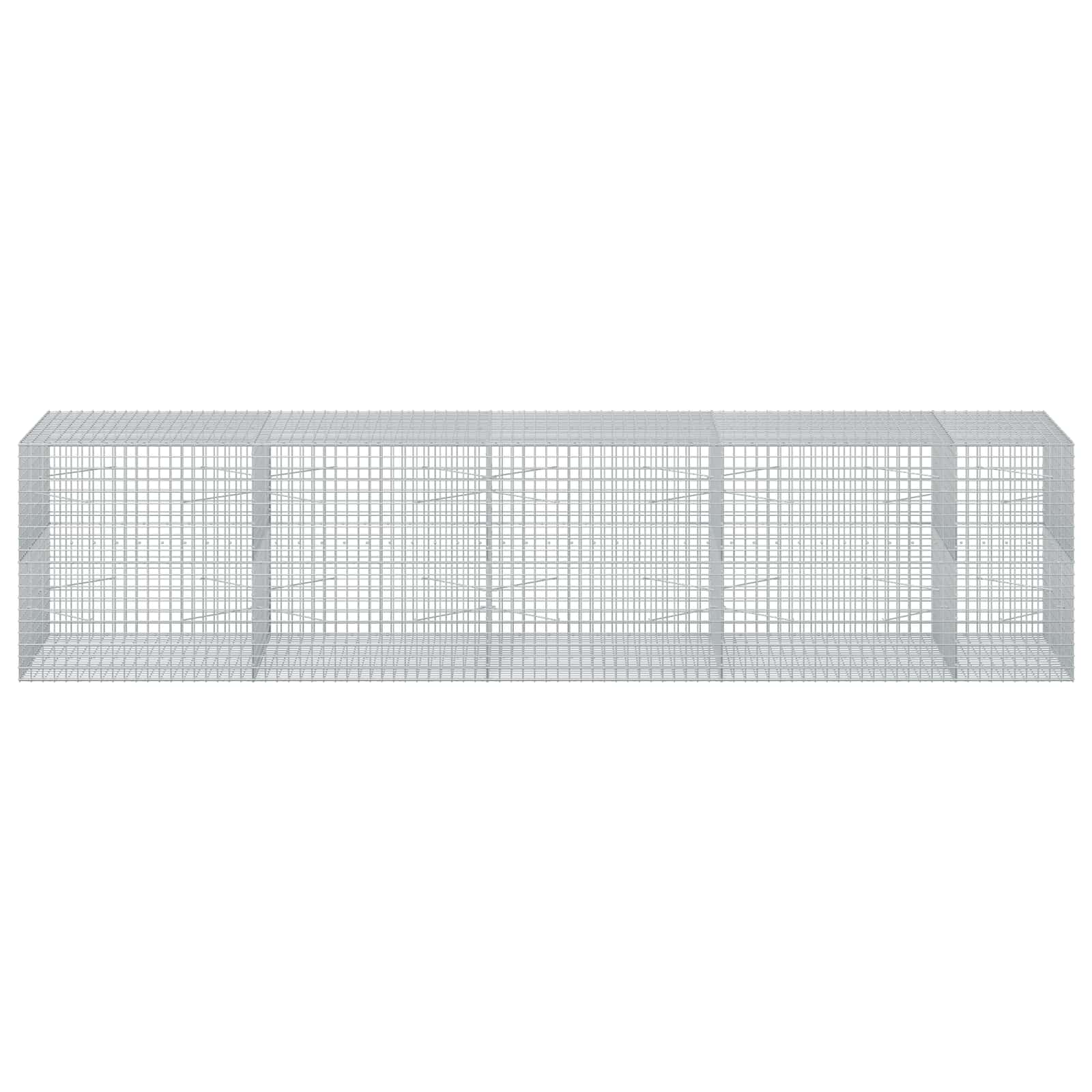 Gabion z žico 5 mm in mrežo 5x5 cm 450x100x100 cm