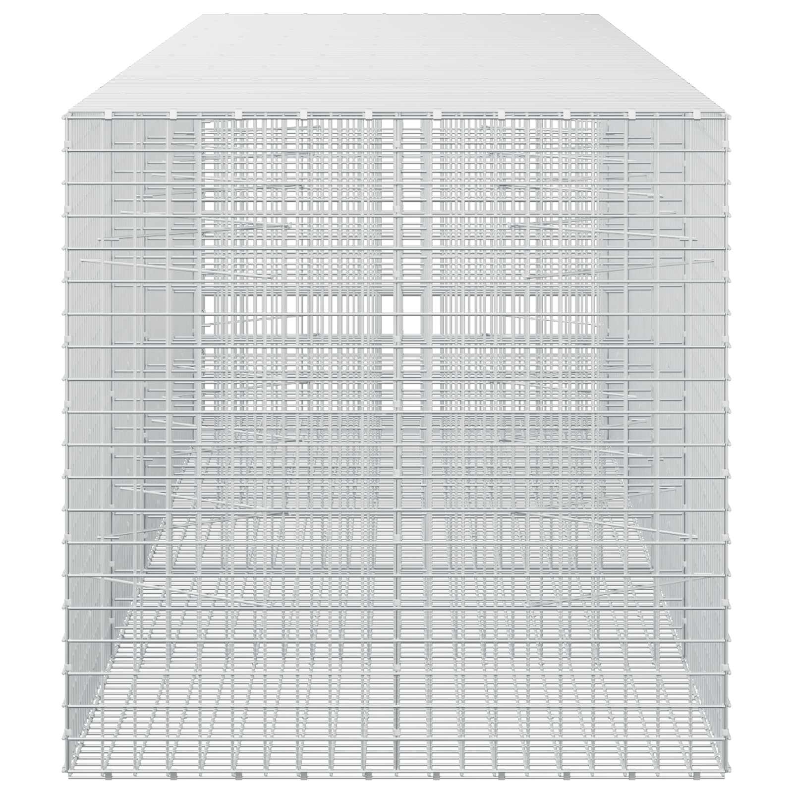 Gabion z žico 5 mm in mrežo 5x5 cm 450x100x100 cm