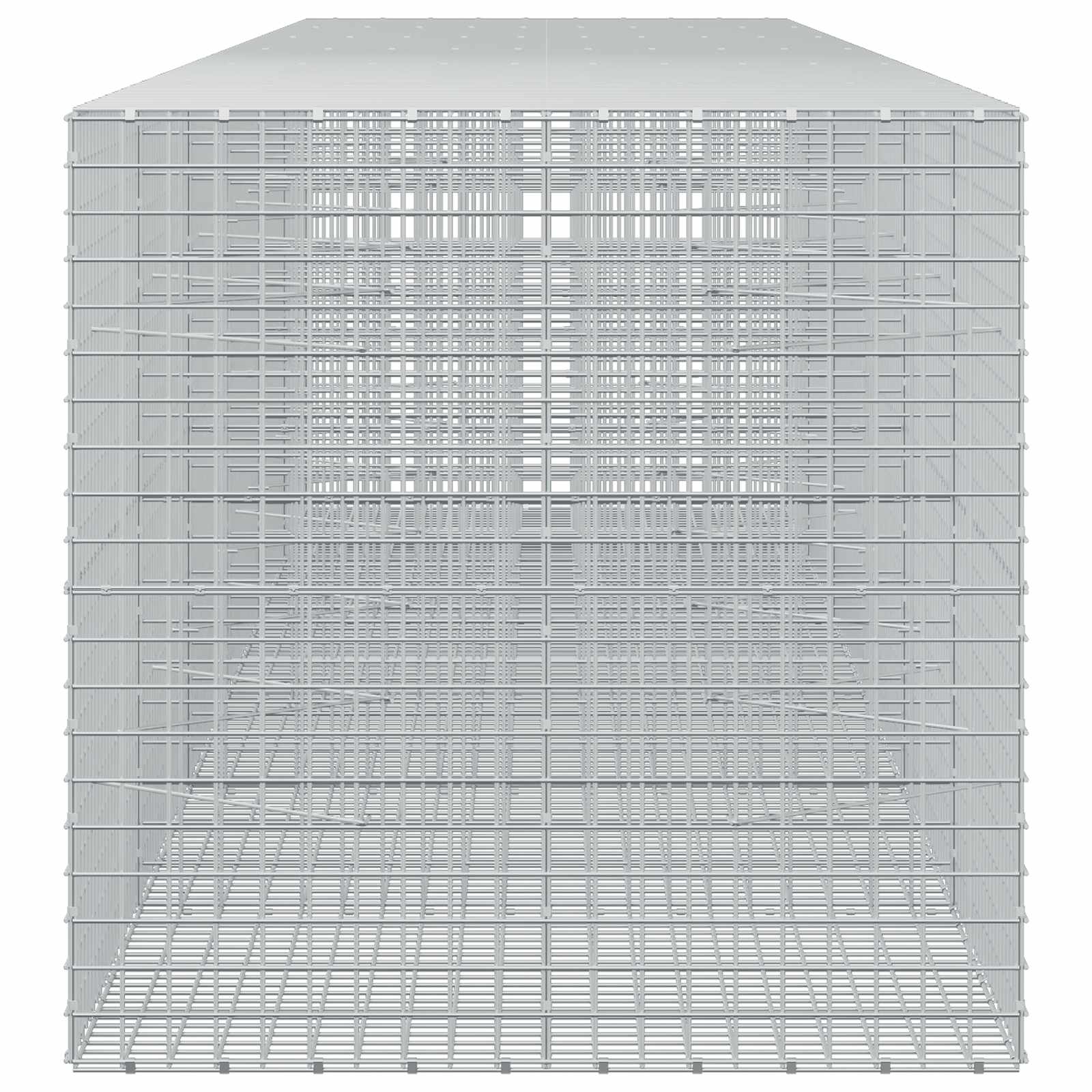 Gabion z žico 5 mm in mrežo 5x5 cm 600x100x100 cm
