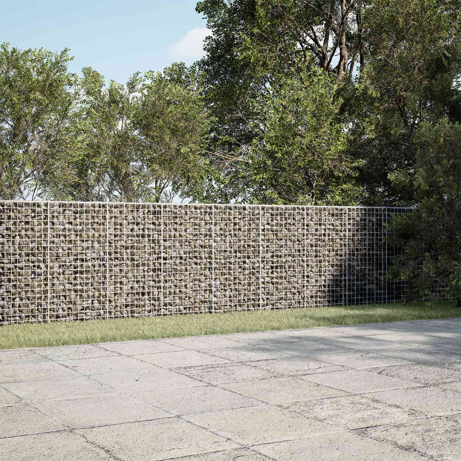 Gabion z žico 5 mm in mrežo 5x5 cm 1100x100x100 cm