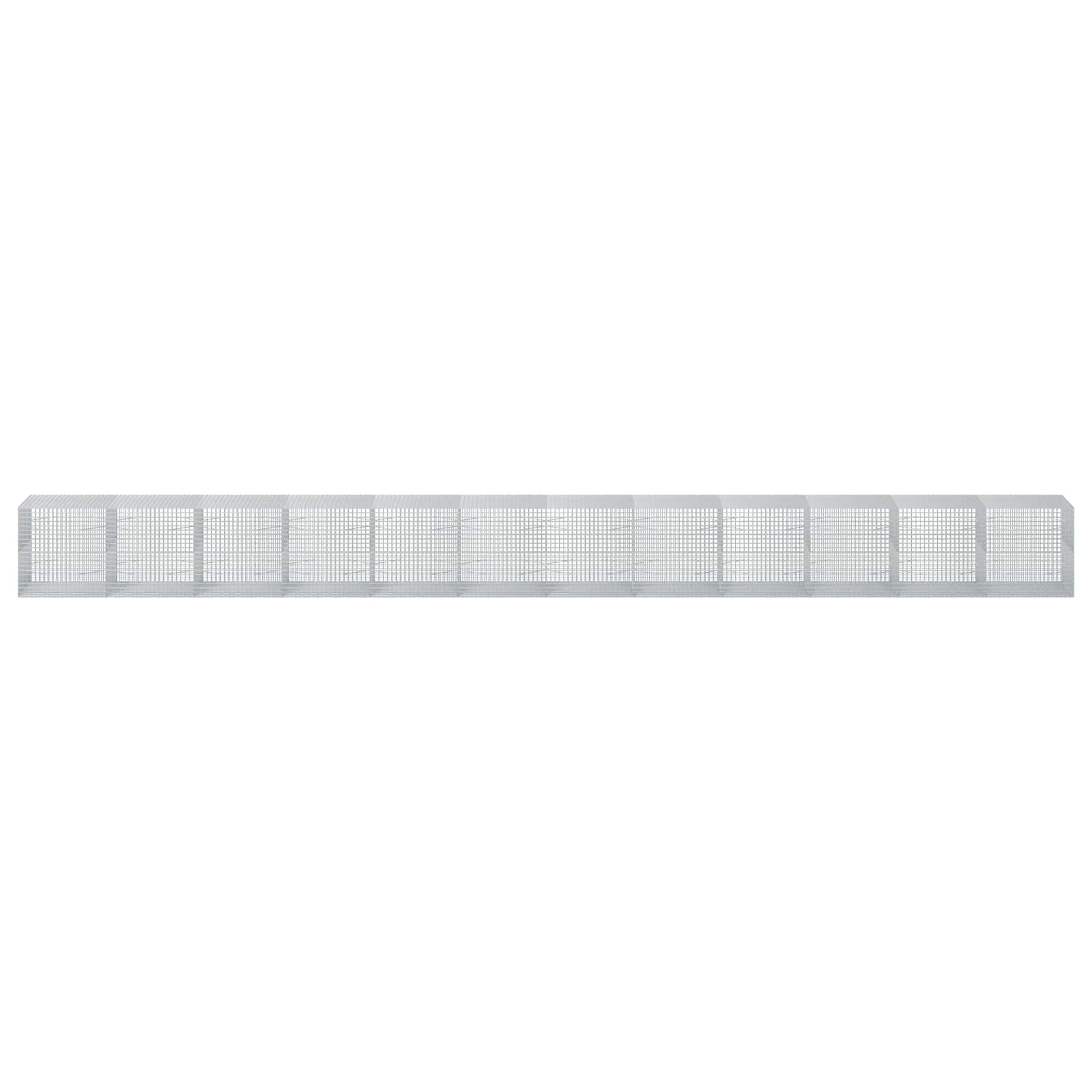 Gabion z žico 5 mm in mrežo 5x5 cm 1200x100x100 cm
