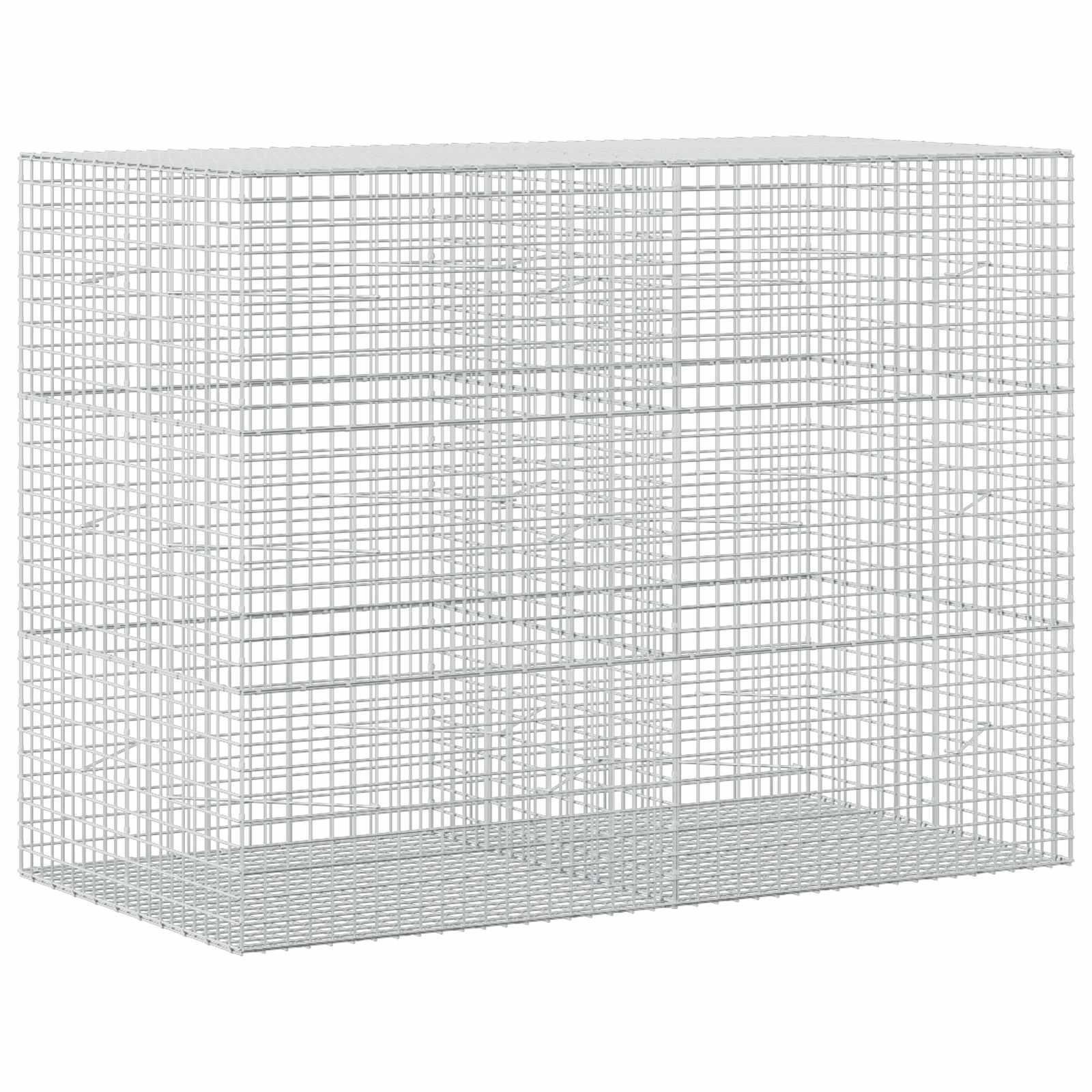 Gabion z žico 5 mm in mrežo 5x5 cm 200x100x150 cm