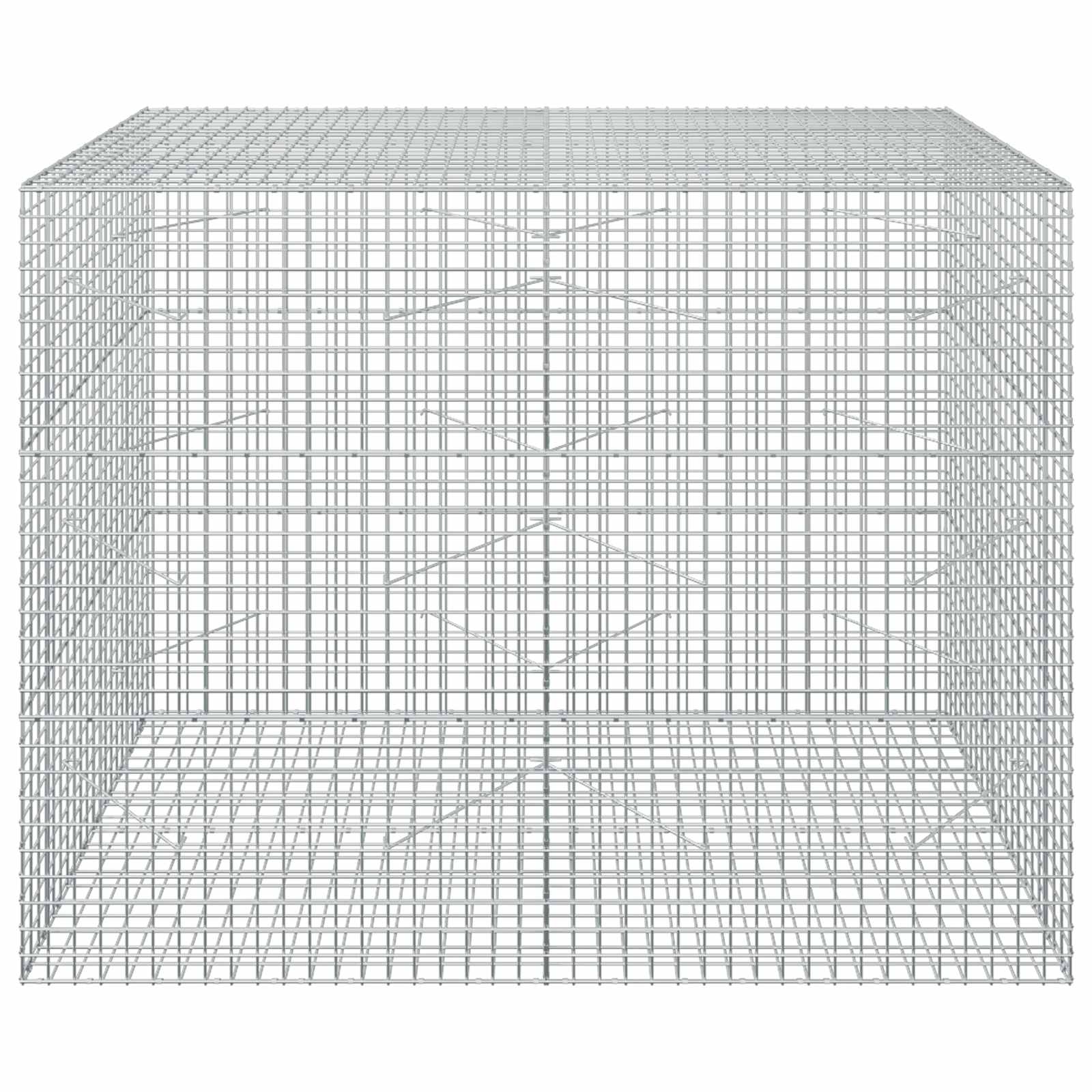 Gabion z žico 5 mm in mrežo 5x5 cm 200x100x150 cm