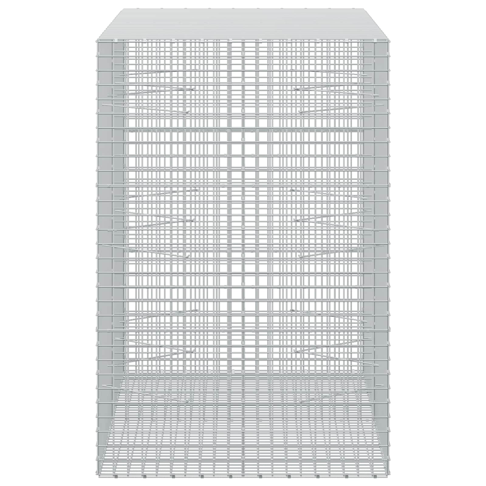 Gabion z žico 5 mm in mrežo 5x5 cm 200x100x150 cm